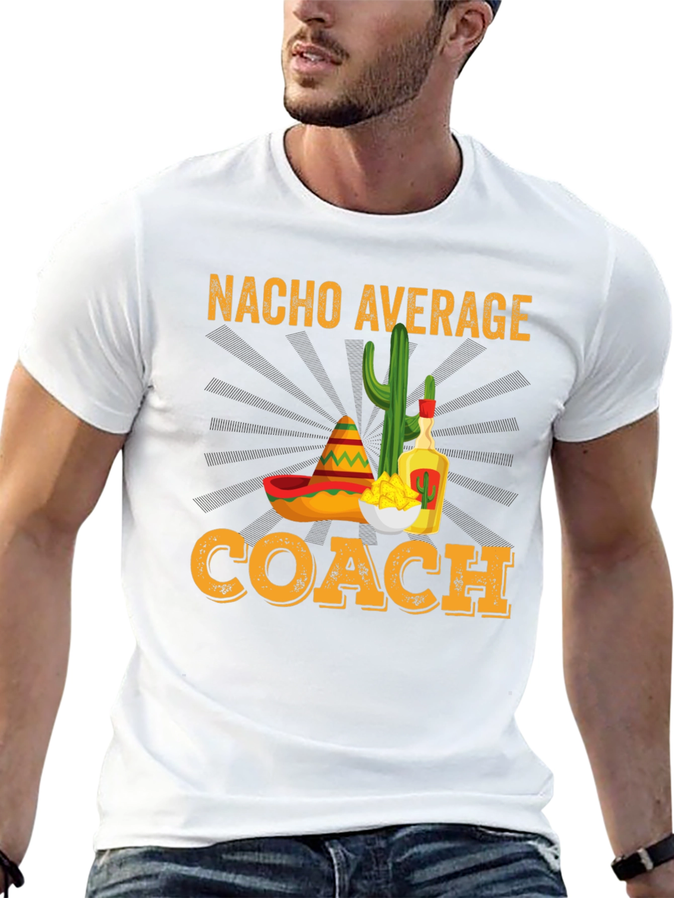 Nacho Average Coach T-Shirt - Funny Team Gift