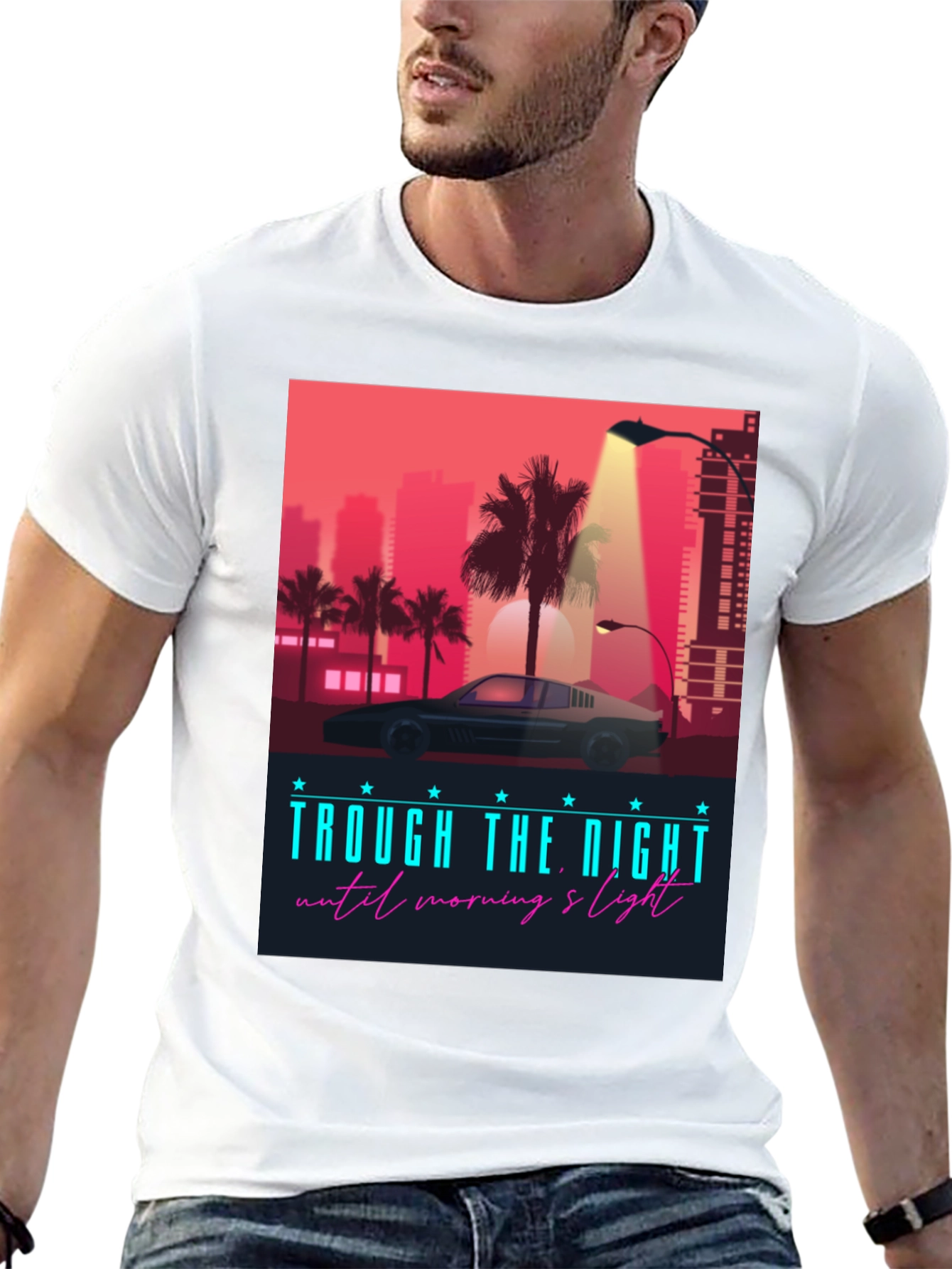 Retro Wave Cityscape T-Shirt