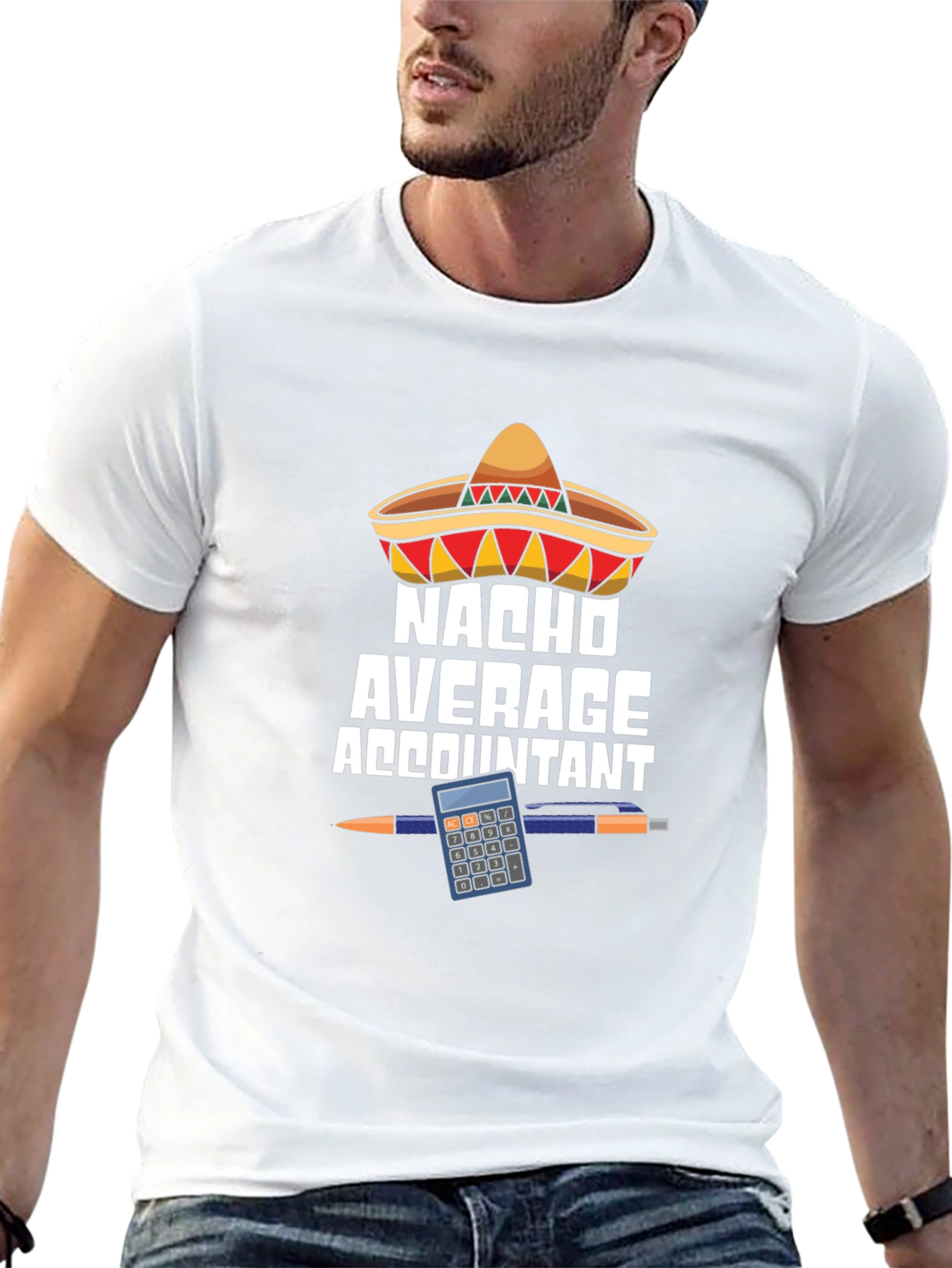 Nacho Average Accountant Graphic T-Shirt