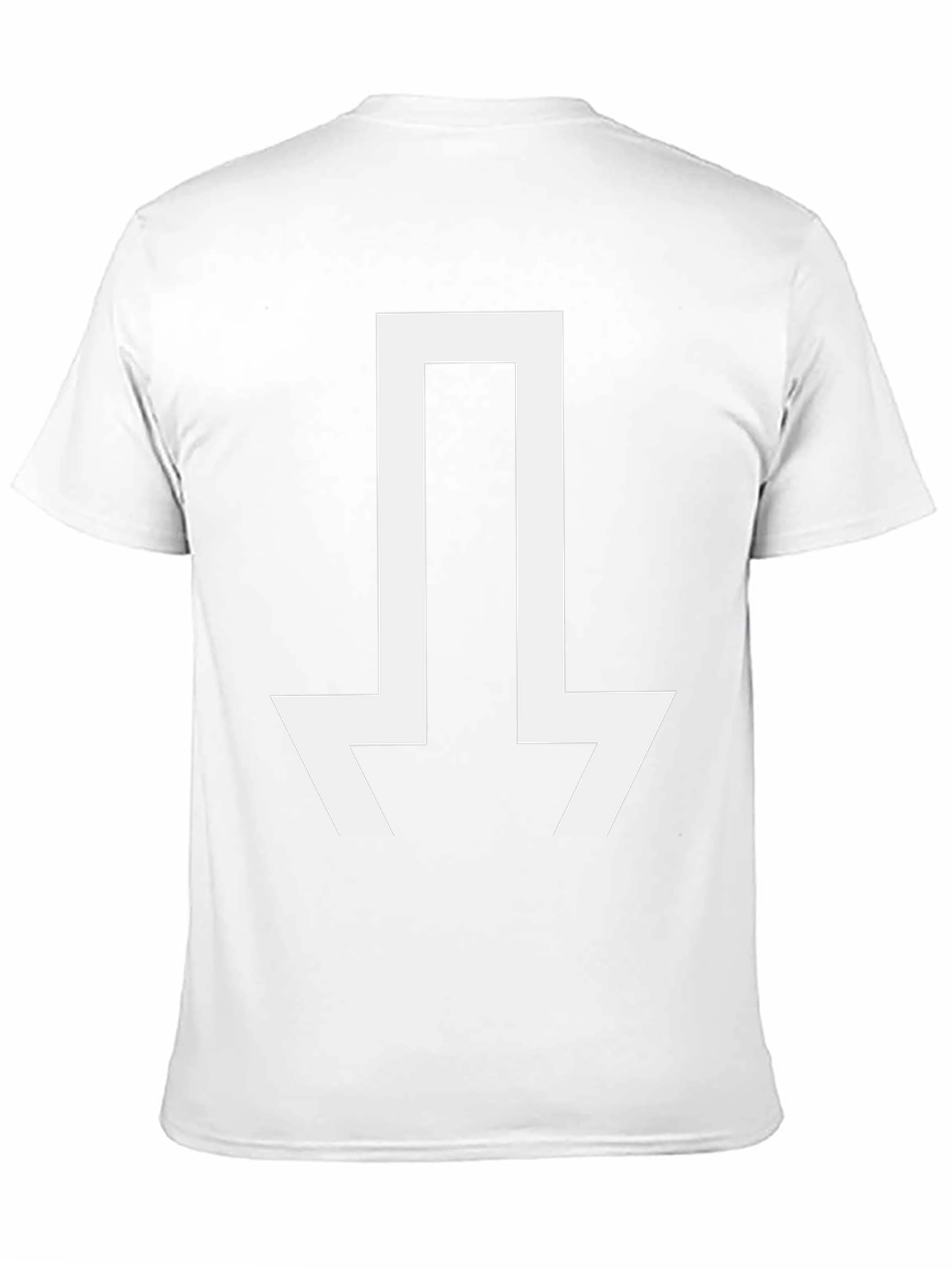 Abstract Arrow Graphic Tee - Casual Black T-Shirt