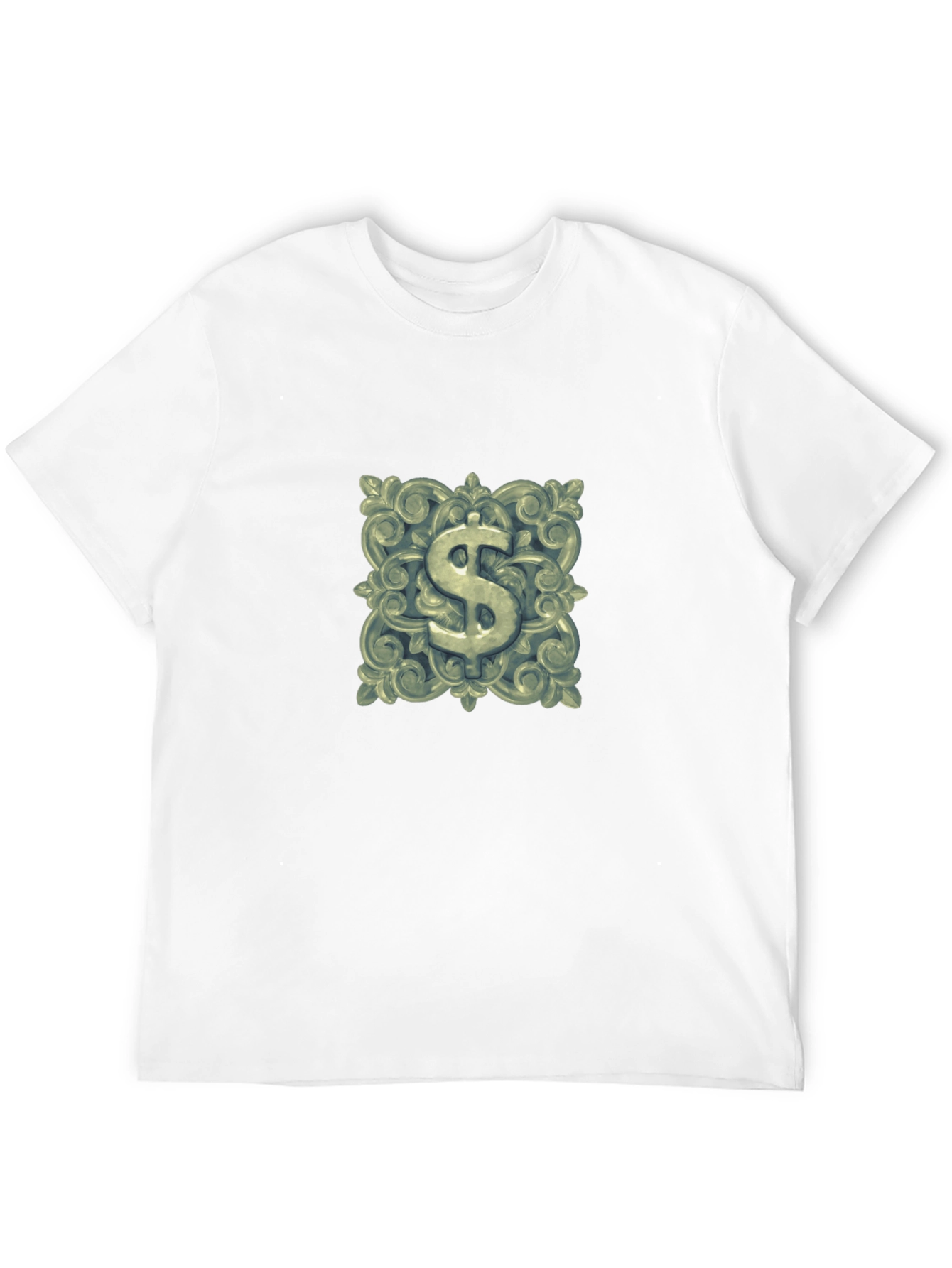 Ornate Dollar Sign Graphic T-Shirt