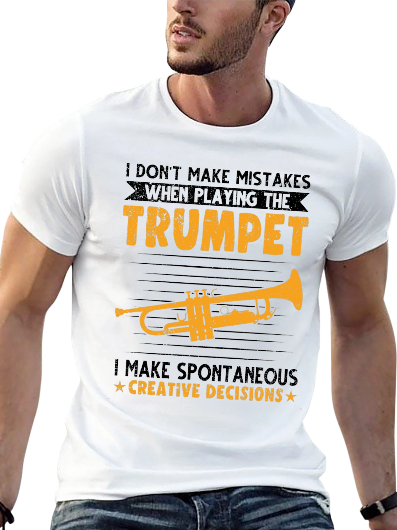 Trumpet Player T-Shirt: Spontaneous Creative Decisions