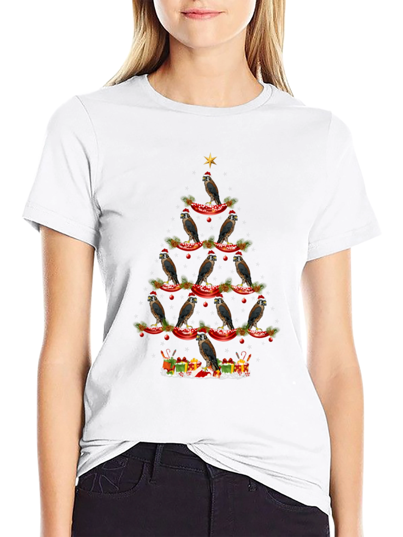 Falcon Christmas Tree T-Shirt