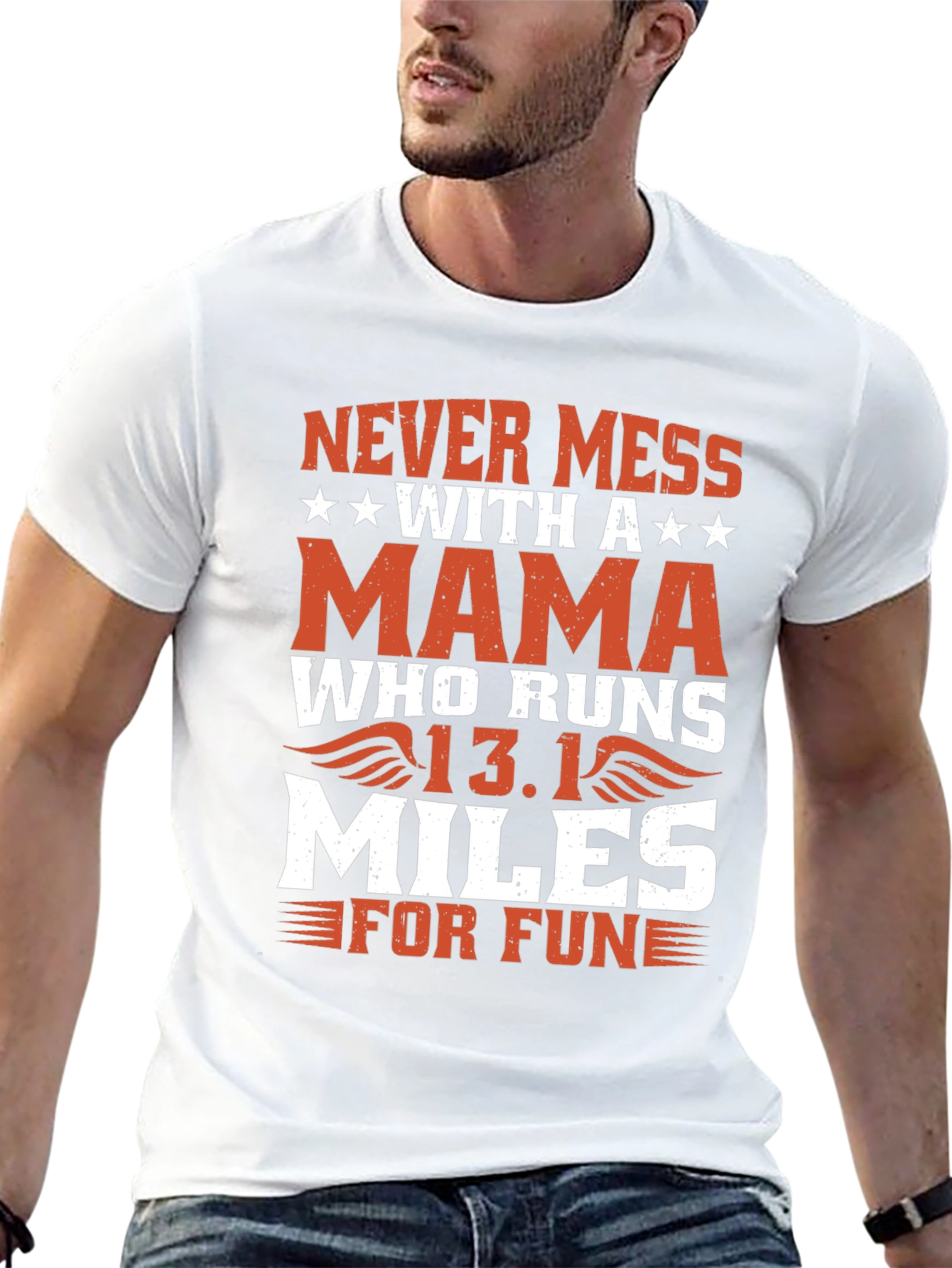 Never Mess With a Mama Who Runs T-Shirt