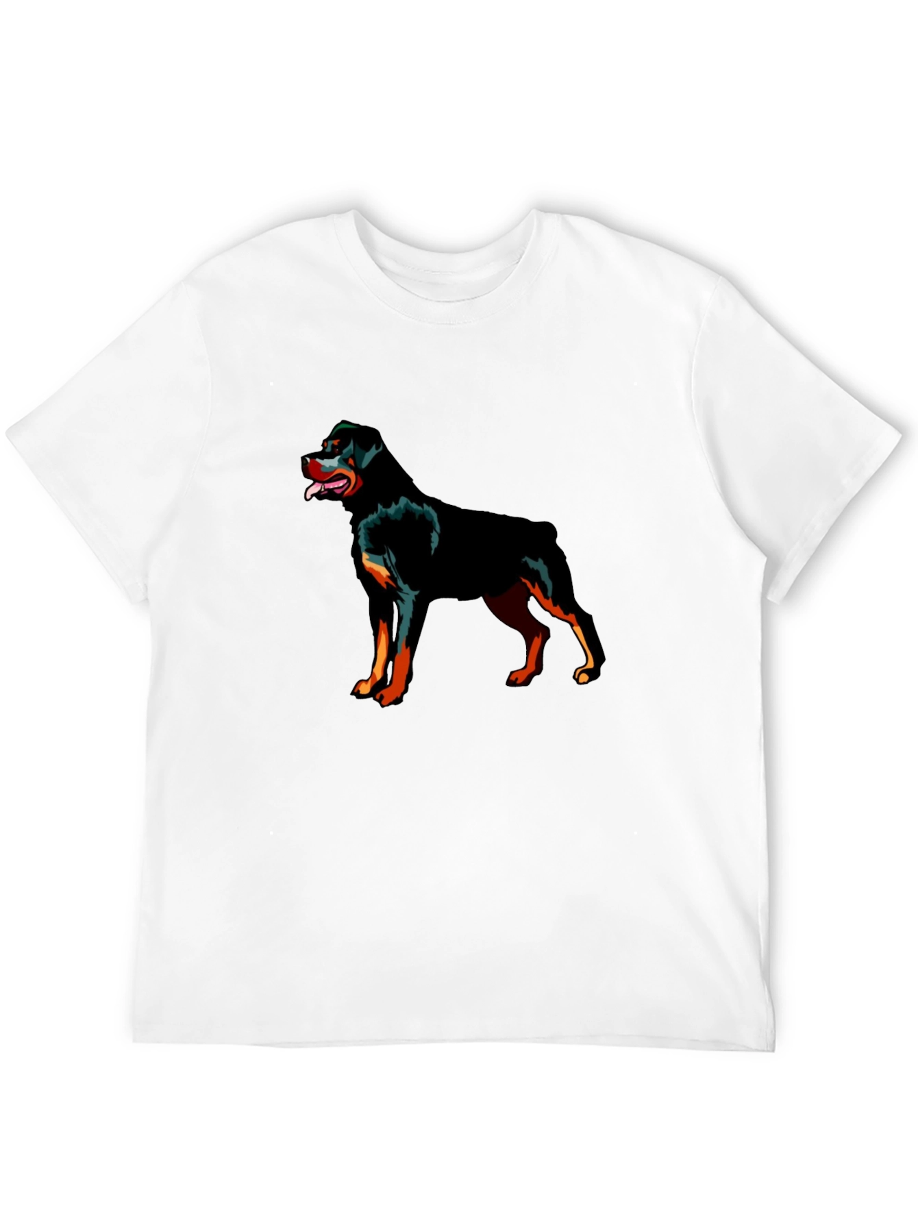 Rottweiler Graphic Black T-Shirt