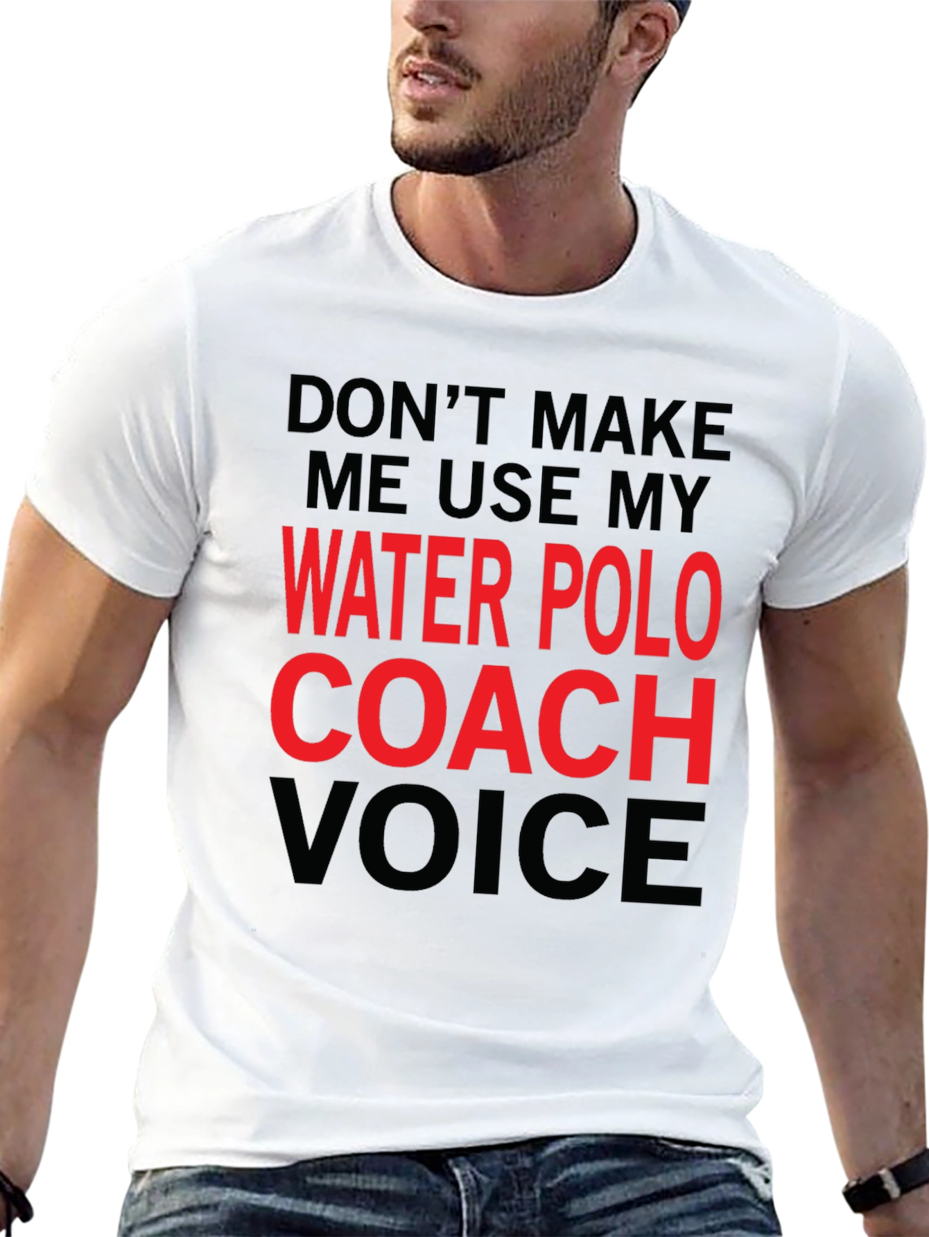 Water Polo Coach Voice T-Shirt - Funny Coaching Gift