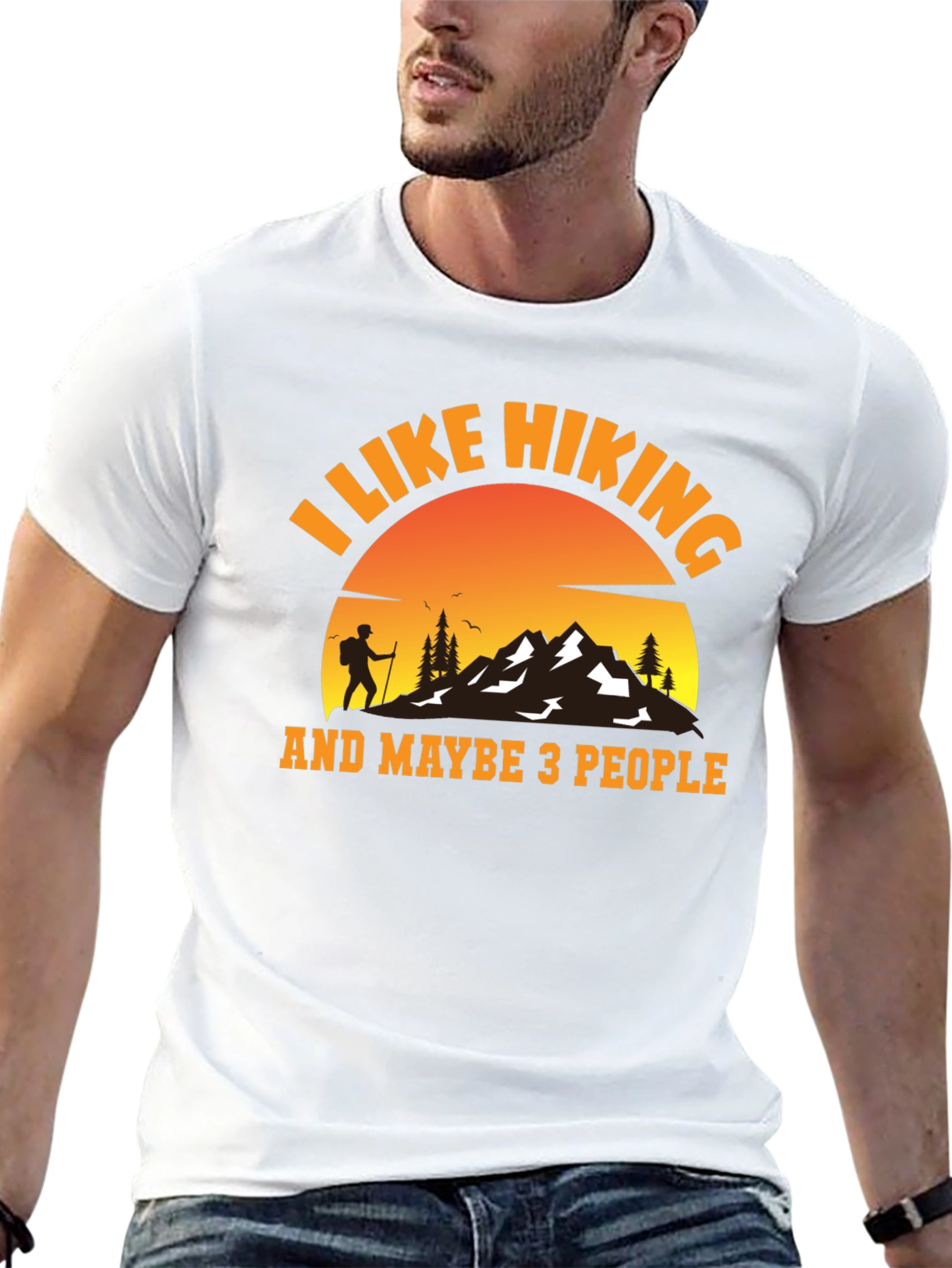 I Like Hiking and Maybe 3 People T-Shirt