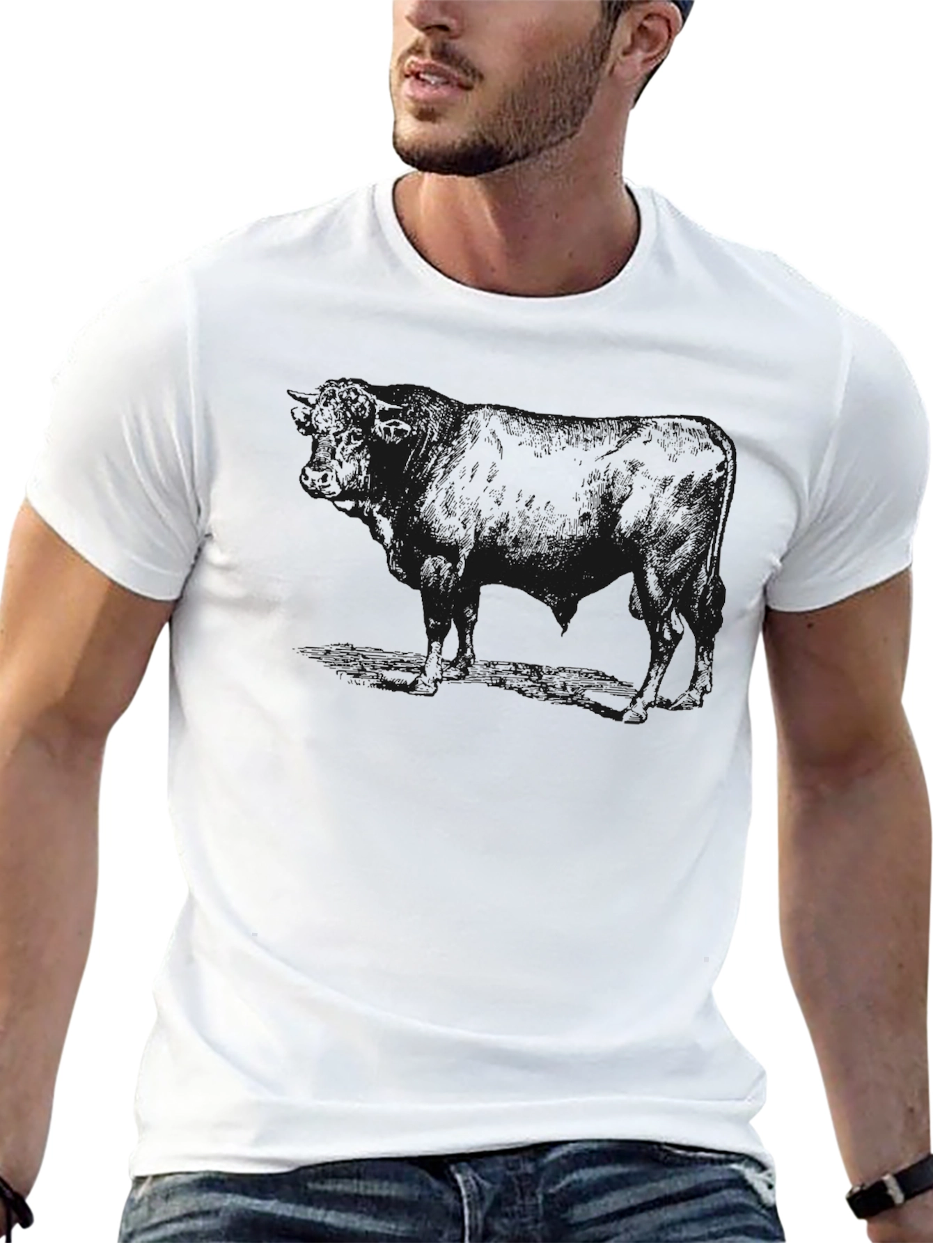 Black Bull Graphic Tee - Mens