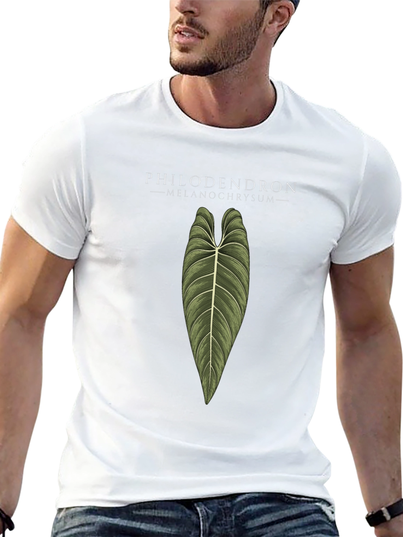 Philodendron Melanochrysum Plant Graphic T-Shirt