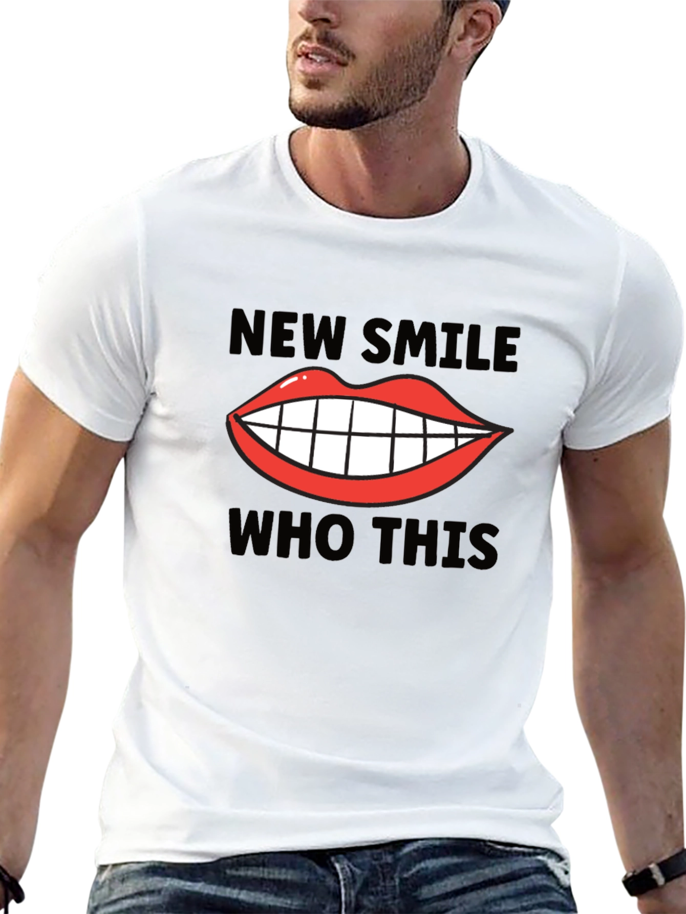 New Smile Who This Graphic Tee
