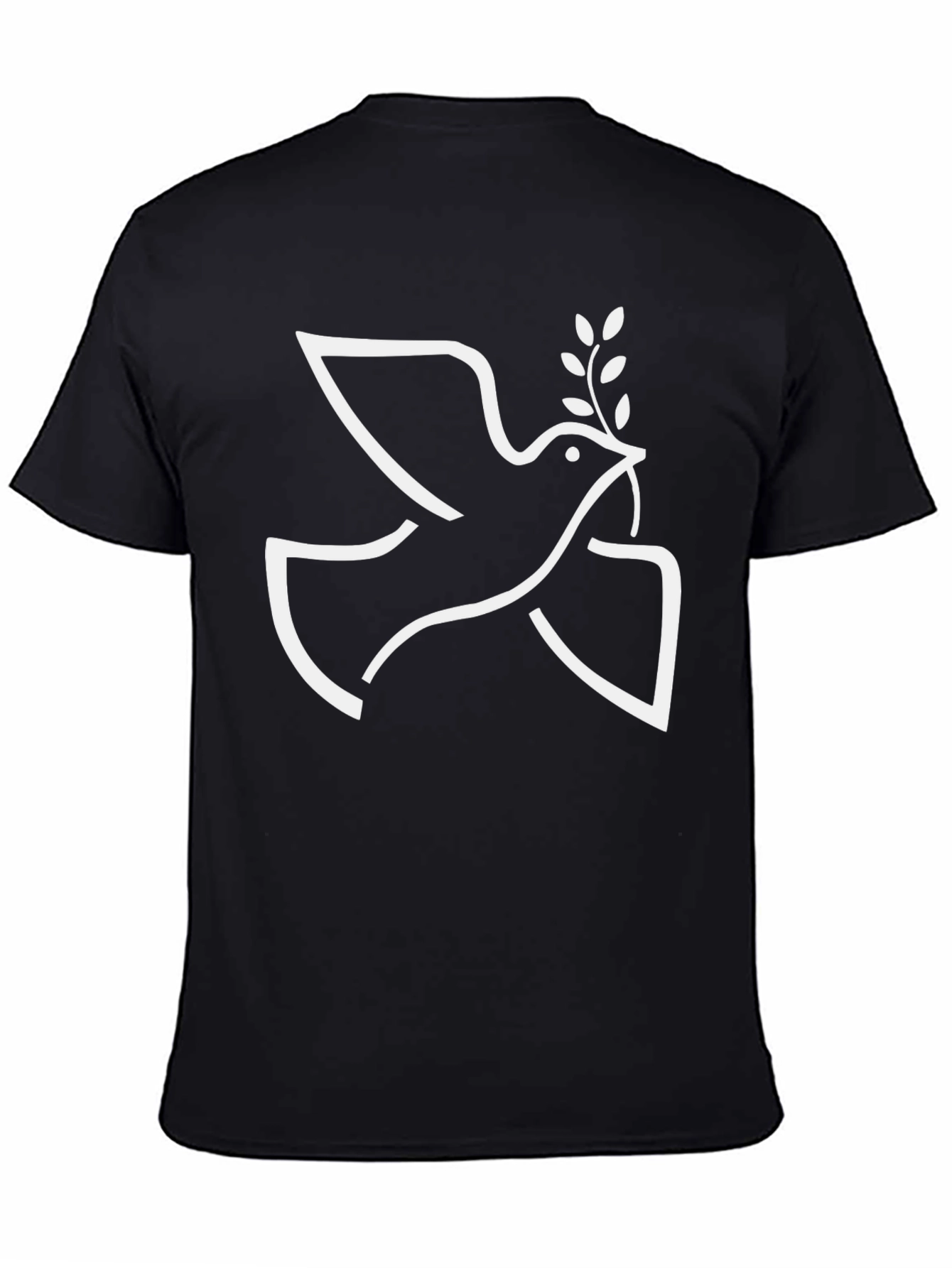 Peace Dove Graphic T-Shirt - Classic Black Tee
