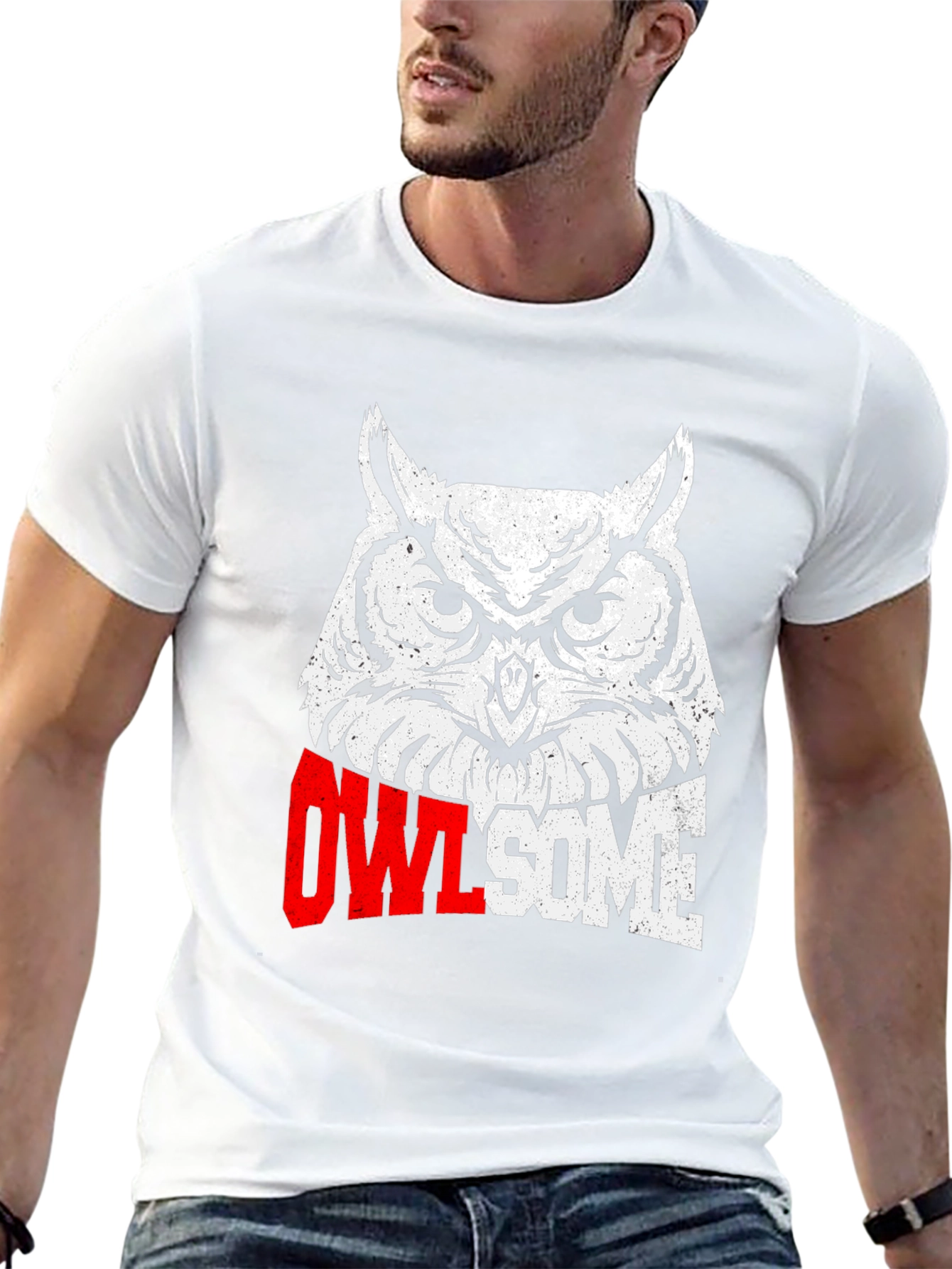 Owl-some Graphic Tee - Unique Owl Design