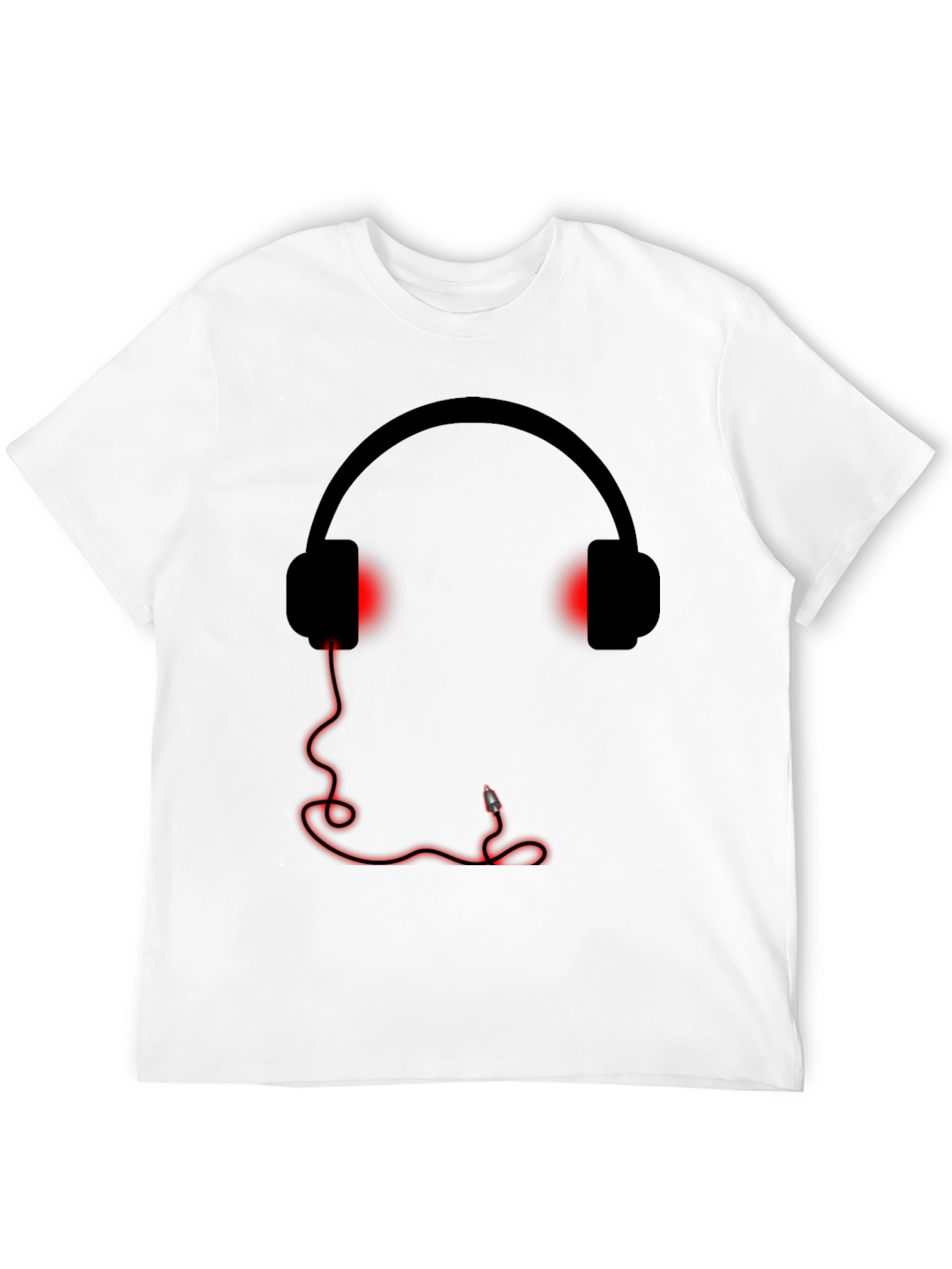 Headphone Graphic Tee - Music Lovers T-Shirt