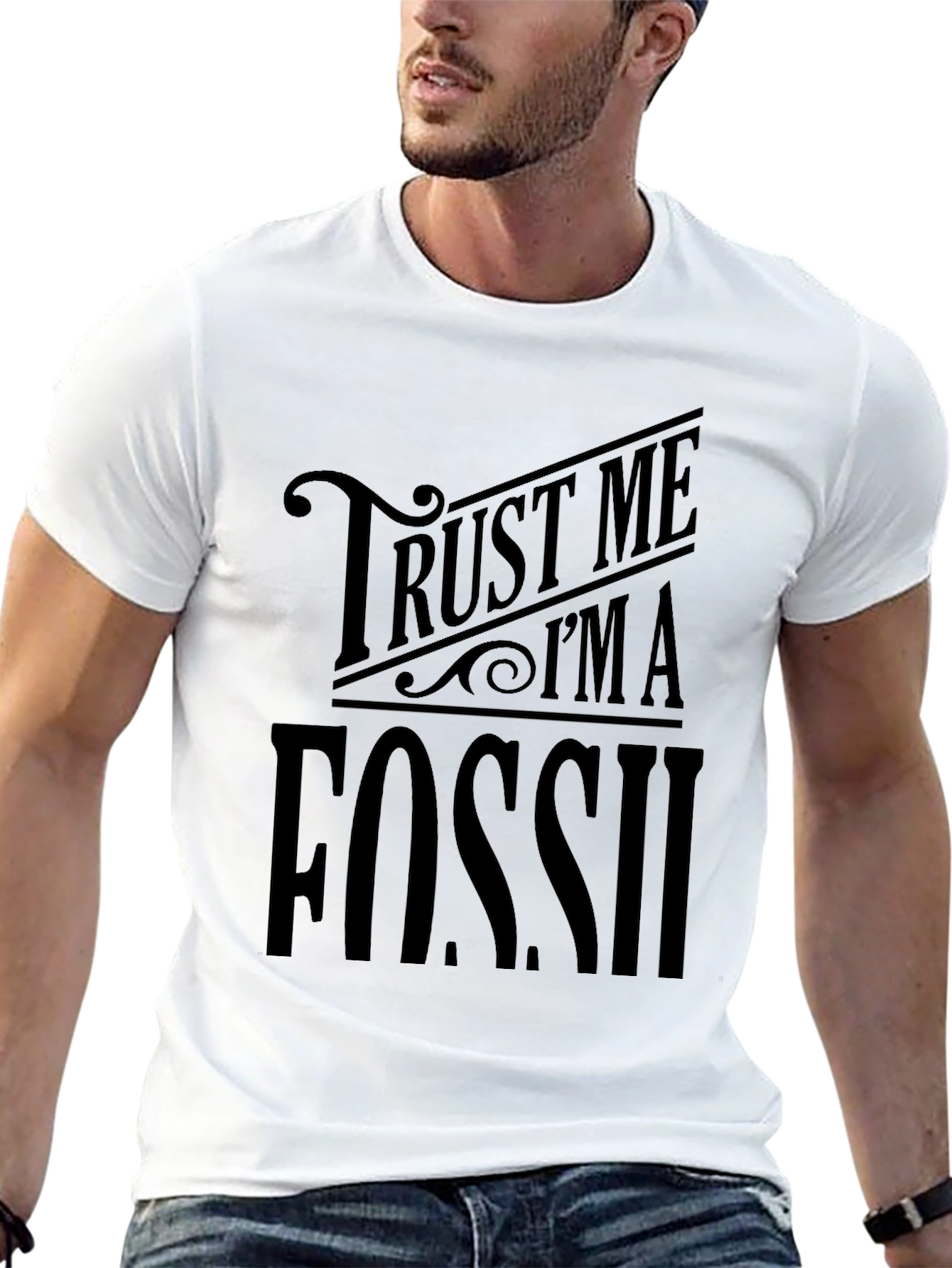 Trust Me Im A Fossil T-Shirt - Black