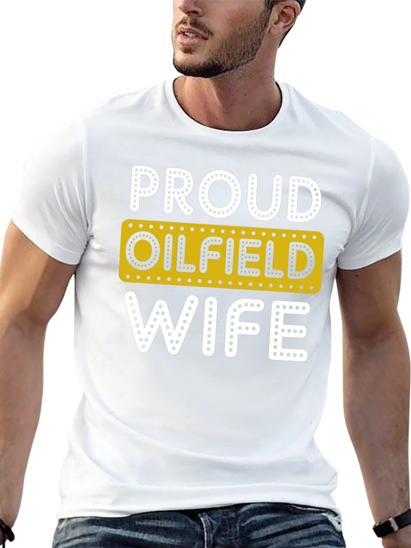 Proud Oilfield Wife Novelty T-Shirt