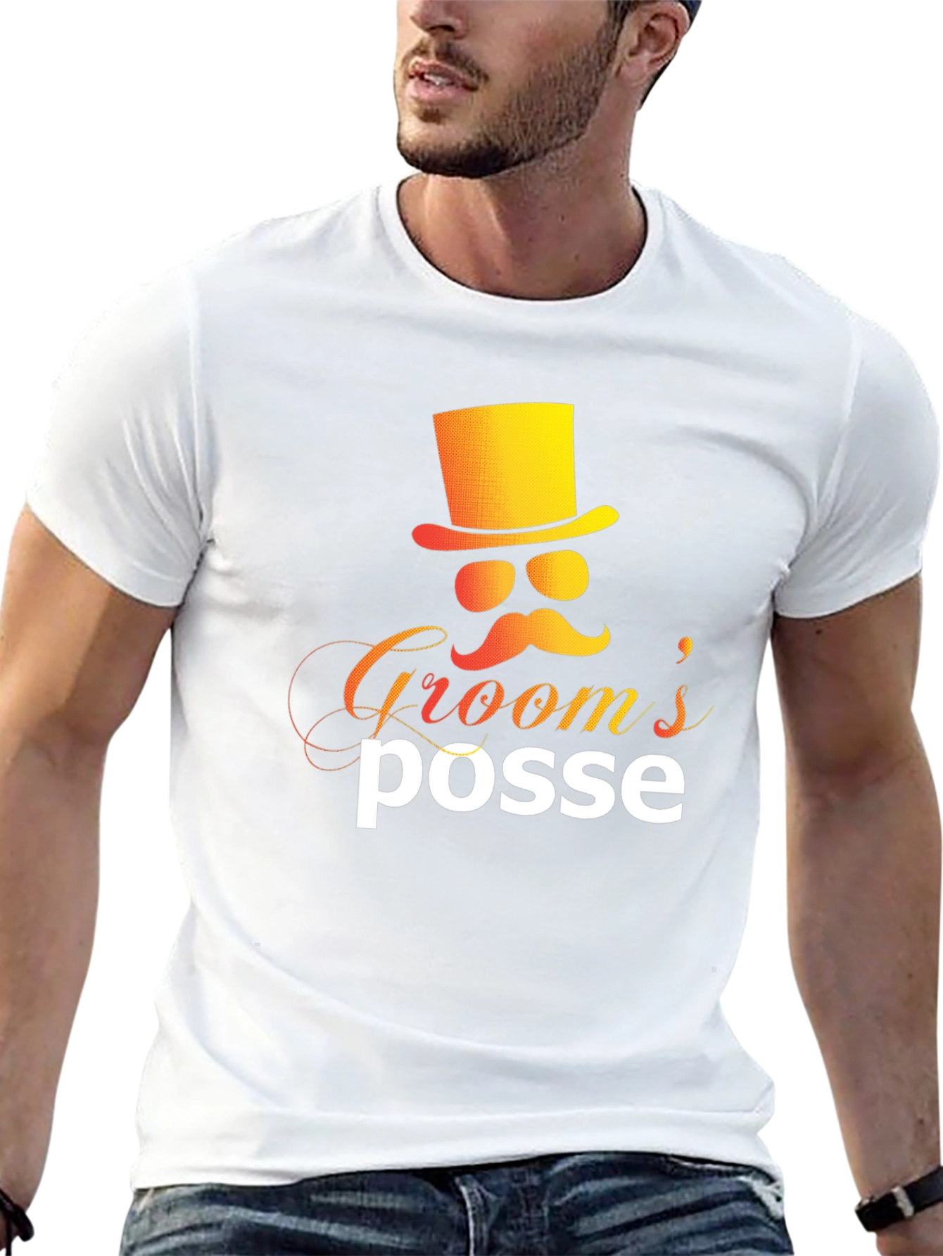 Grooms Posse Graphic Tee - Stylish Wedding Party Apparel