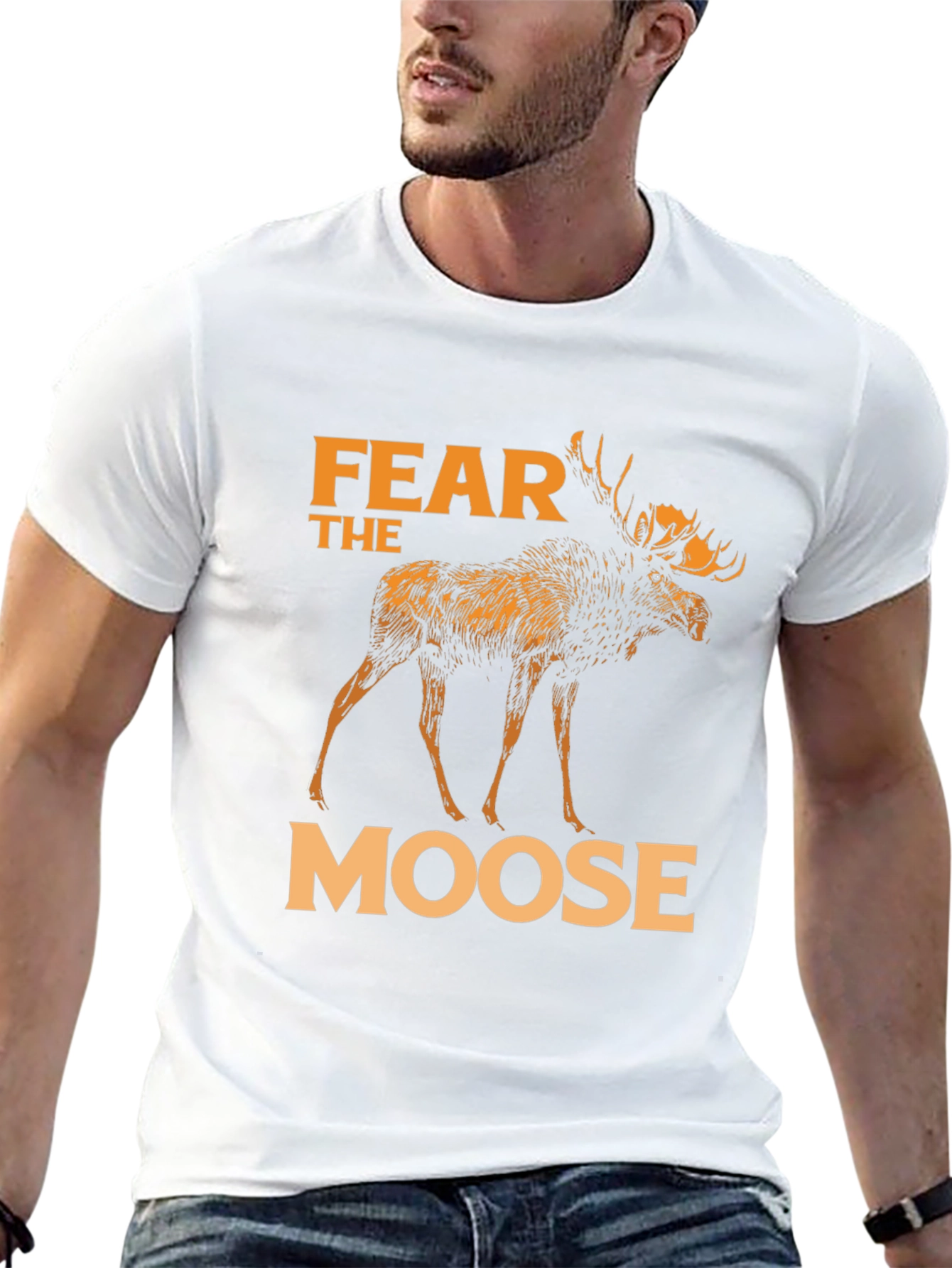 Fear The Moose T-Shirt - Black