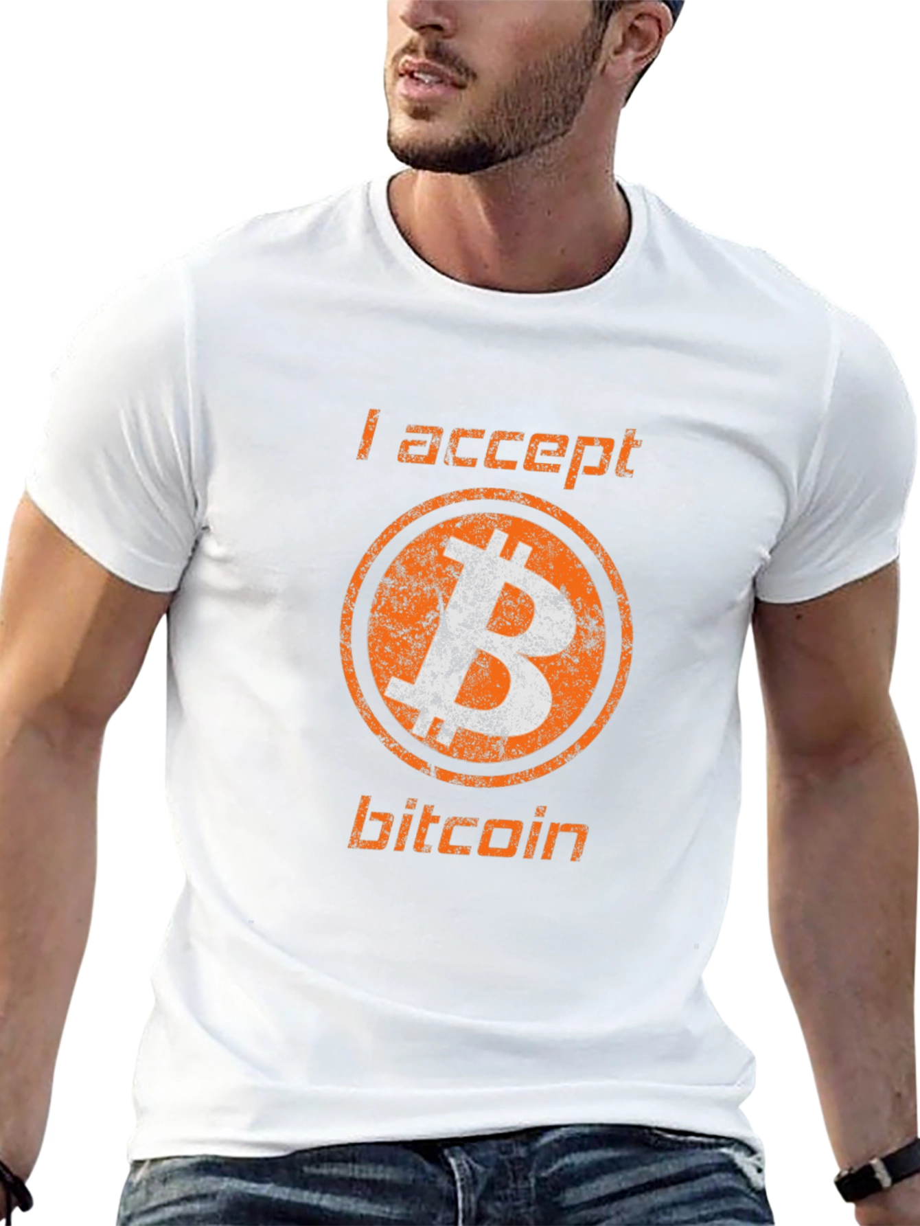 I Accept Bitcoin T-Shirt - Crypto Currency Tee