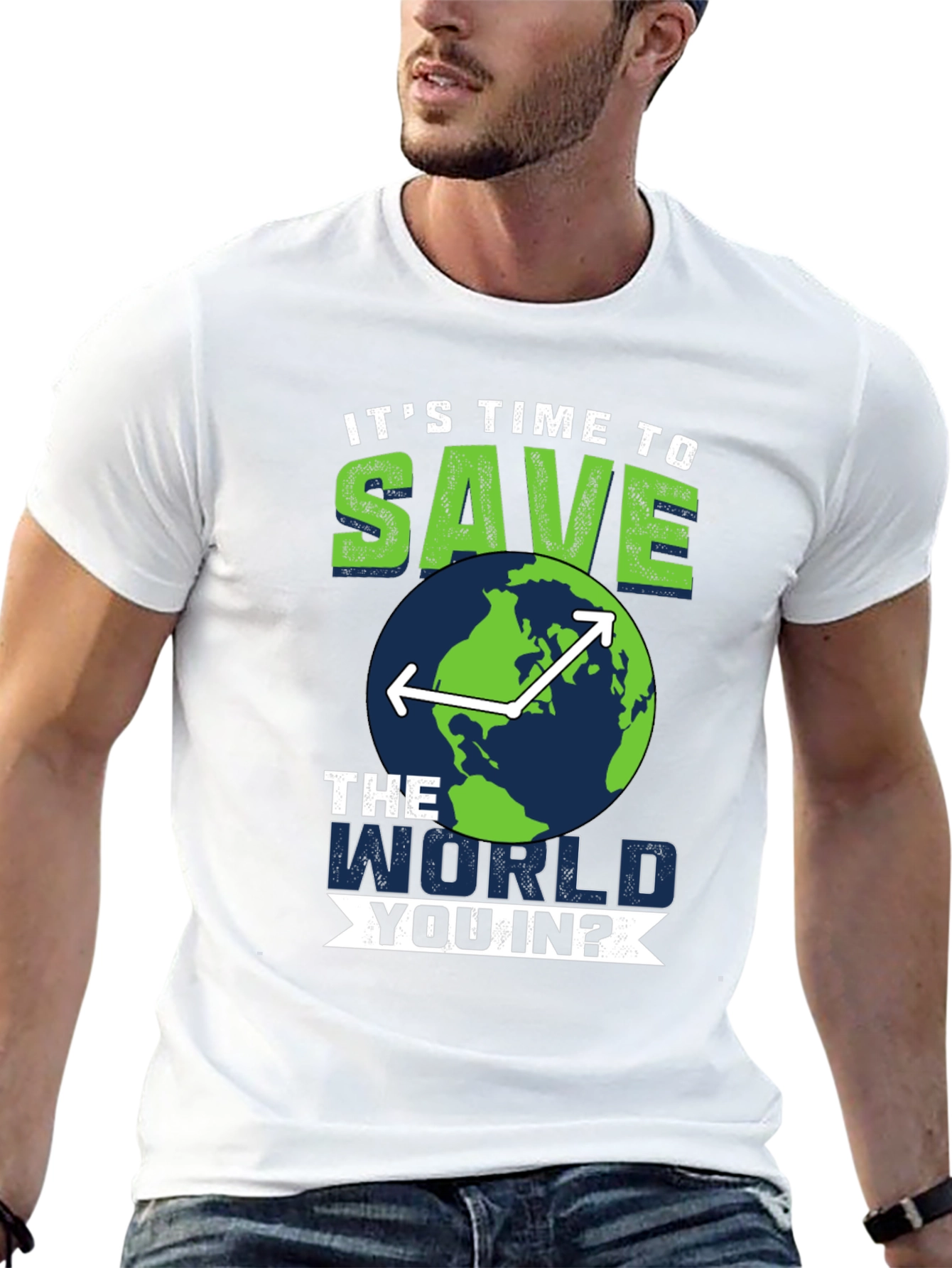 Save the World T-Shirt - Environmentally Conscious Tee