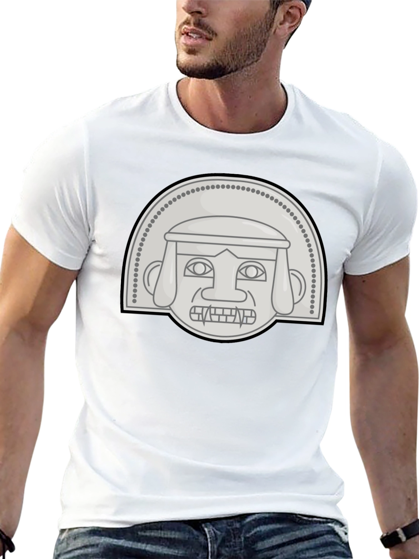 Aztec Head Graphic Tee