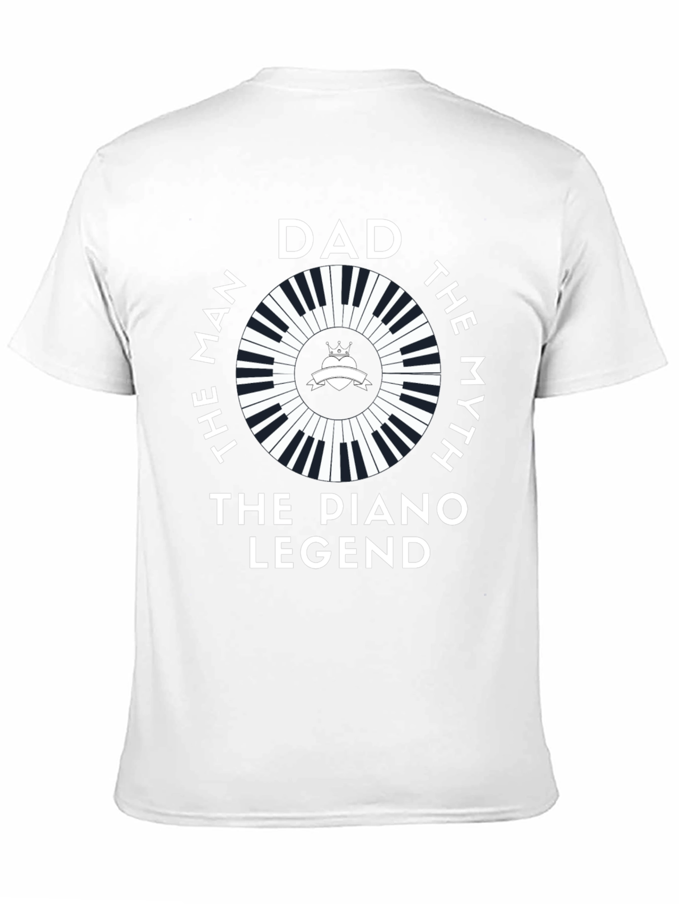 Dad The Piano Legend Graphic T-Shirt
