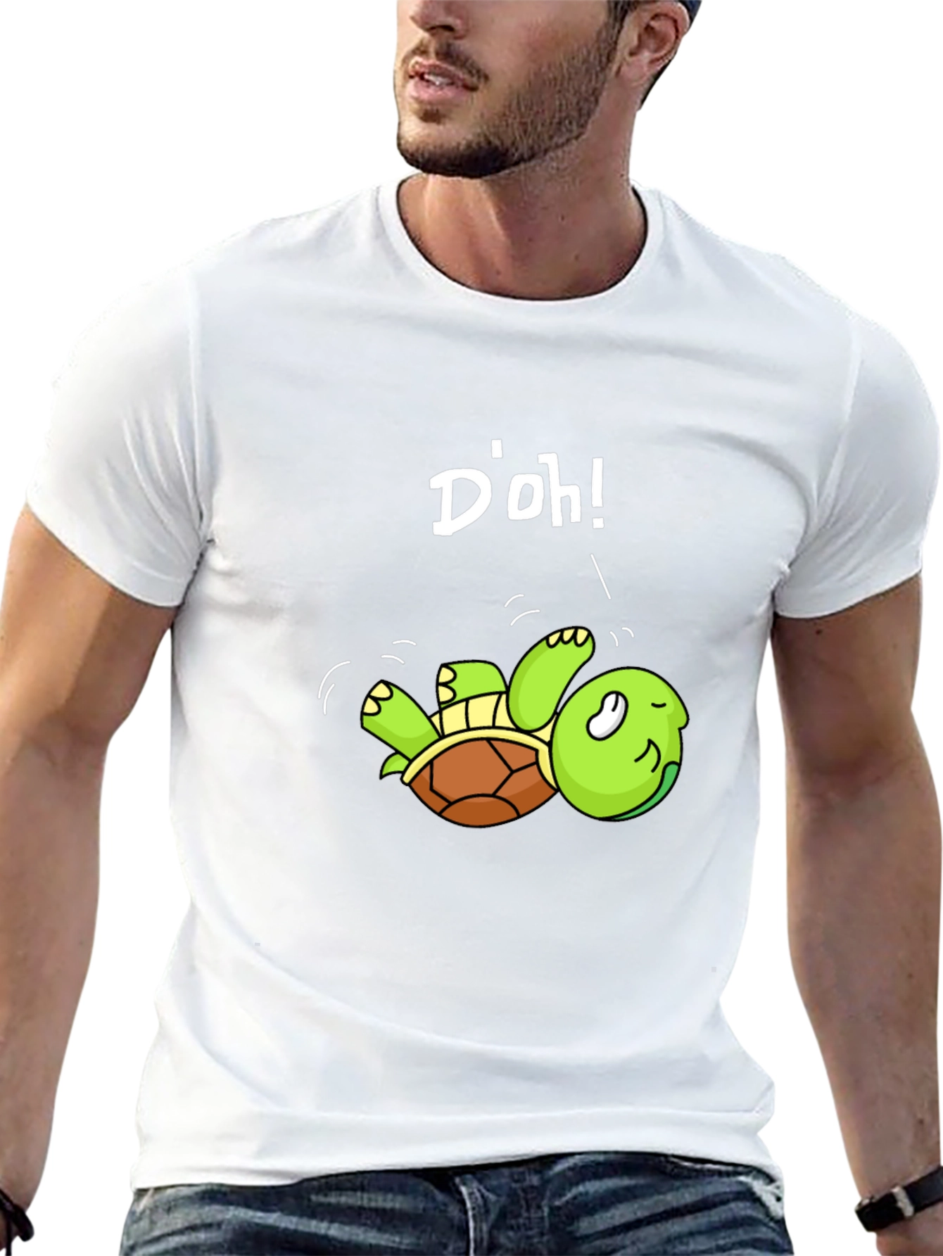 Doh Turtle T-Shirt - Funny Cartoon Turtle Tee