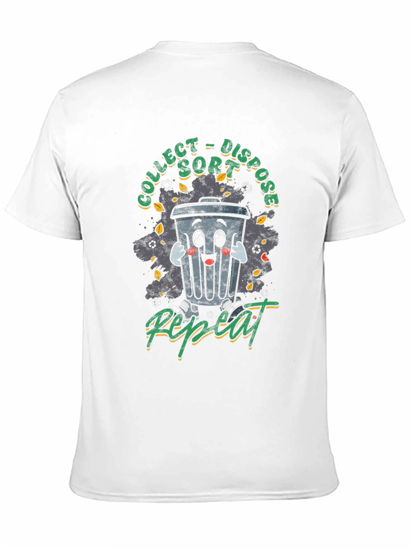 Recycle Cartoon Graphic T-Shirt