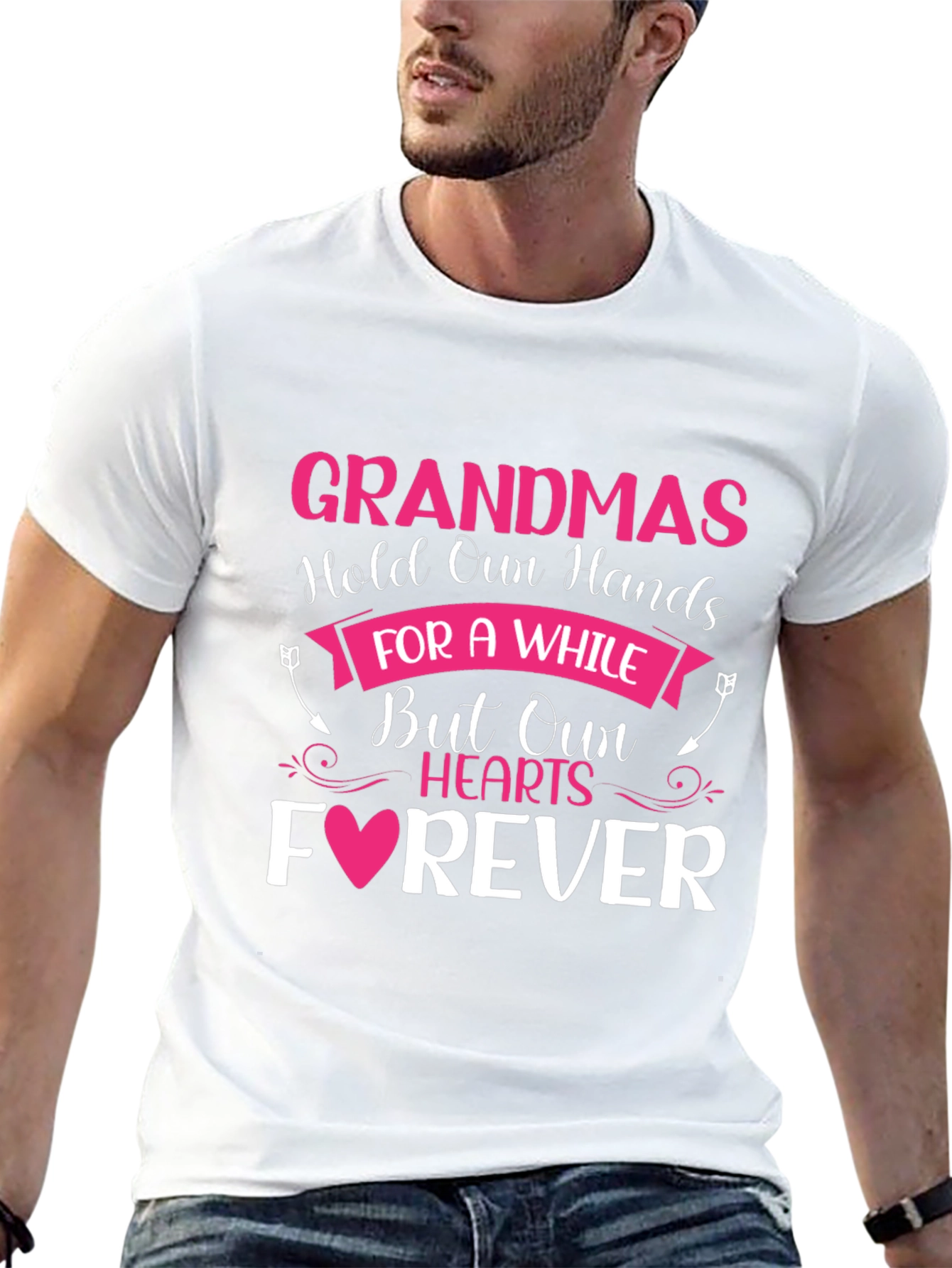 Grandmas Love T-Shirt: Hold Our Hearts Forever