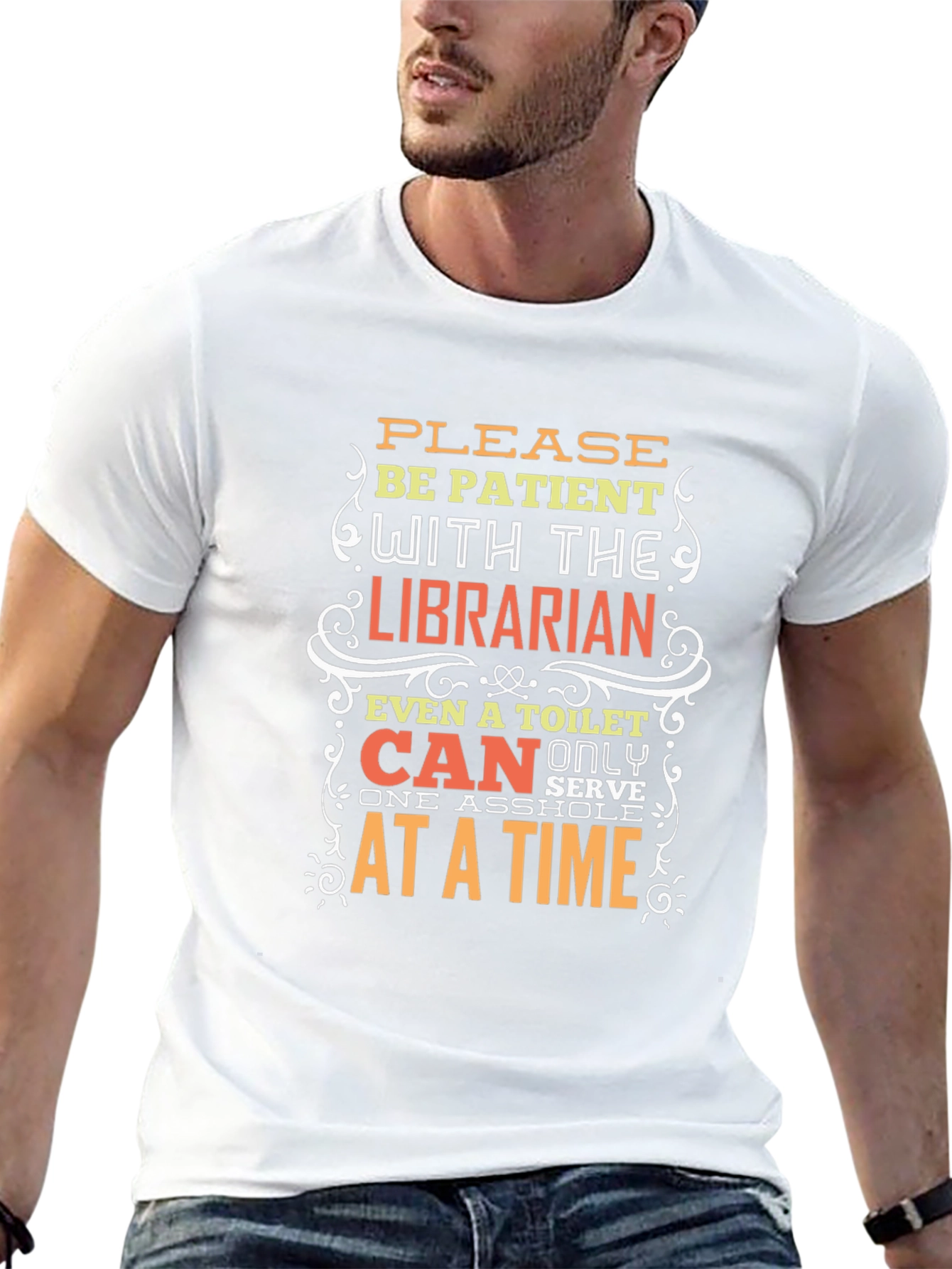 Funny Librarian T-Shirt: Be Patient!
