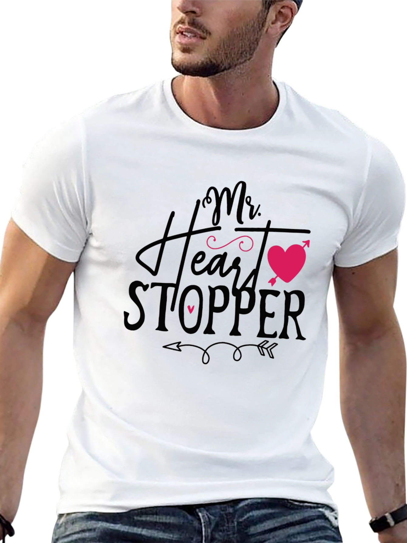 Mr. Heart Stopper Graphic Tee - Valentines Gift