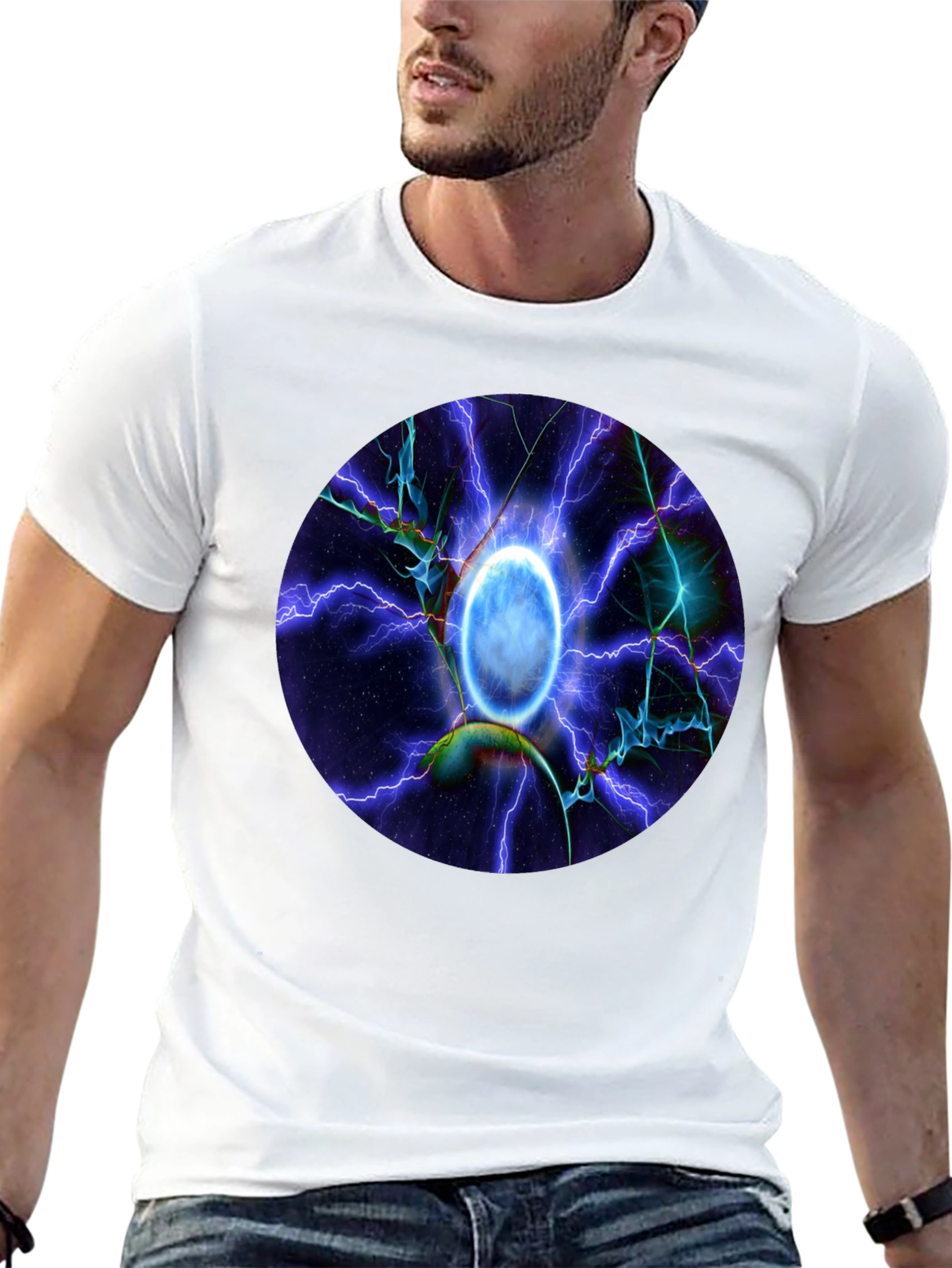 Cosmic Portal T-Shirt - Sci-Fi Style