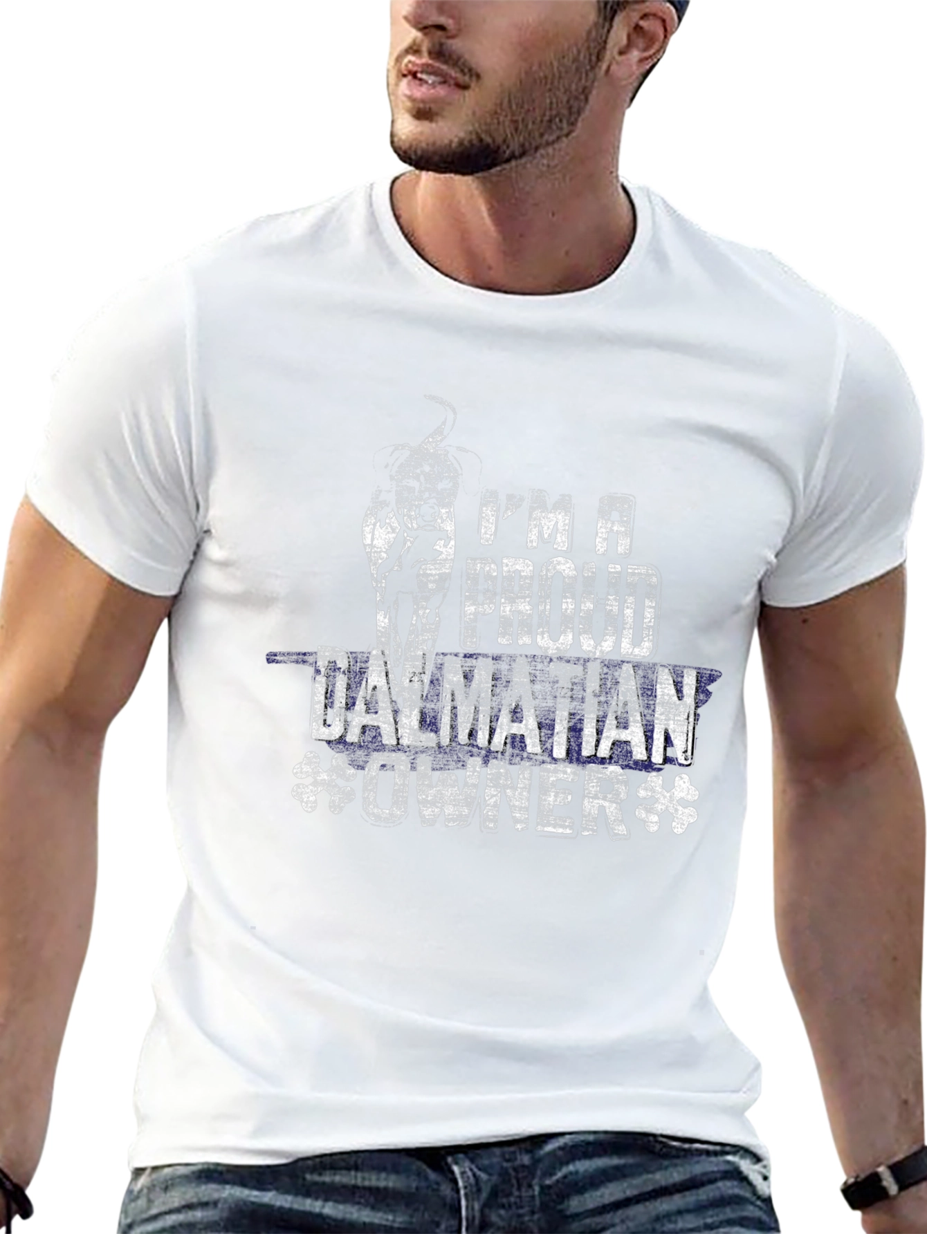Proud Dalmatian Owner Black T-Shirt
