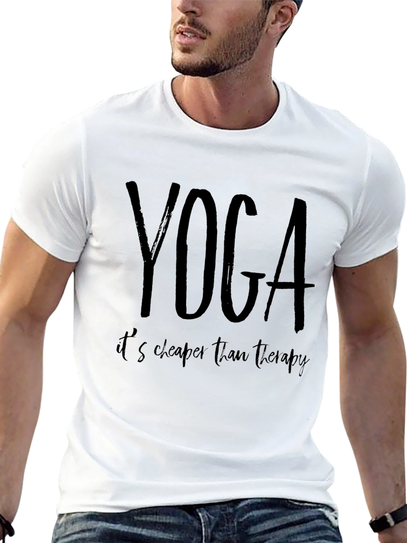 Yoga Cheaper Than Therapy Graphic Tee