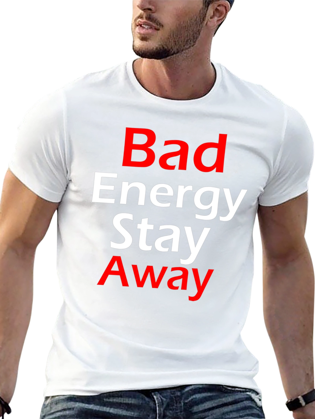 Bad Energy Stay Away Graphic Tee - Black T-Shirt