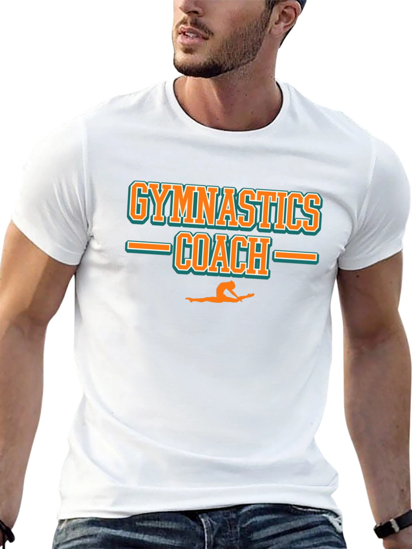 Gymnastics Coach T-Shirt - Sporty Training Tee