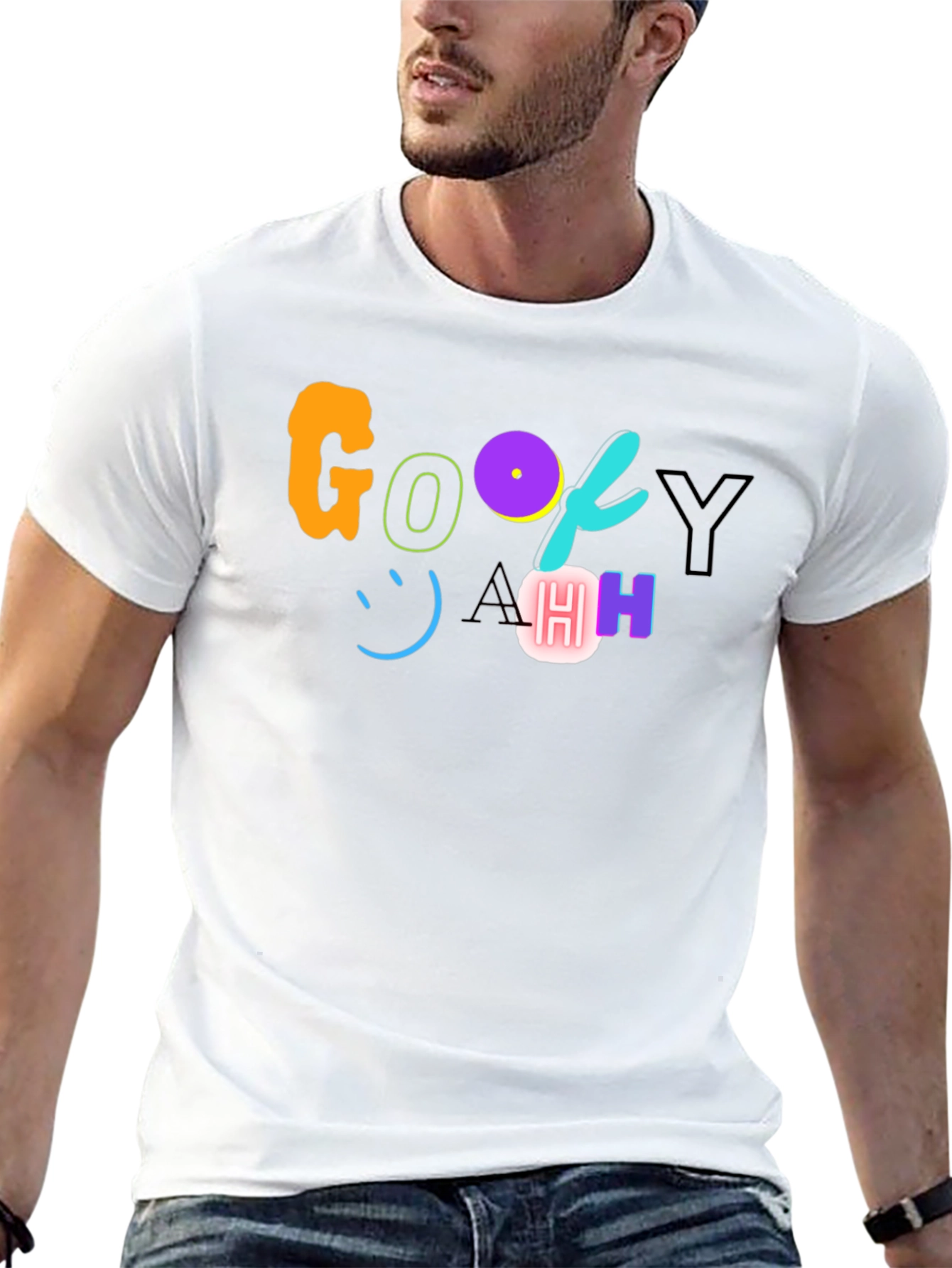 Goofy AHH! Black Graphic Tee