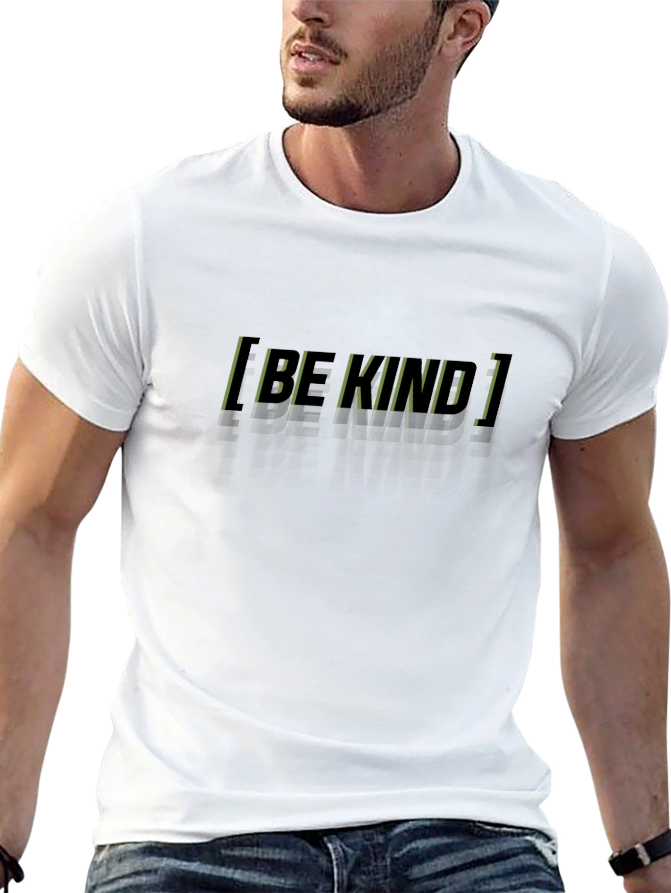 Be Kind Graphic Tee - Trendy Black Cotton T-Shirt