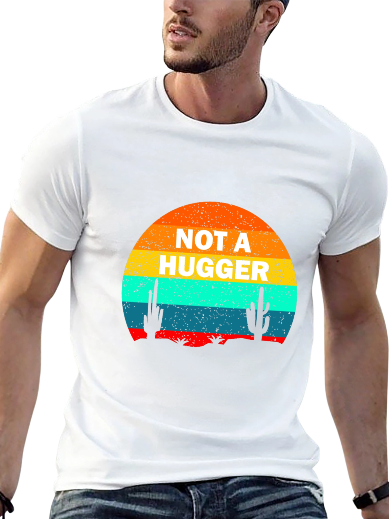 Not a Hugger Desert Sunset T-Shirt