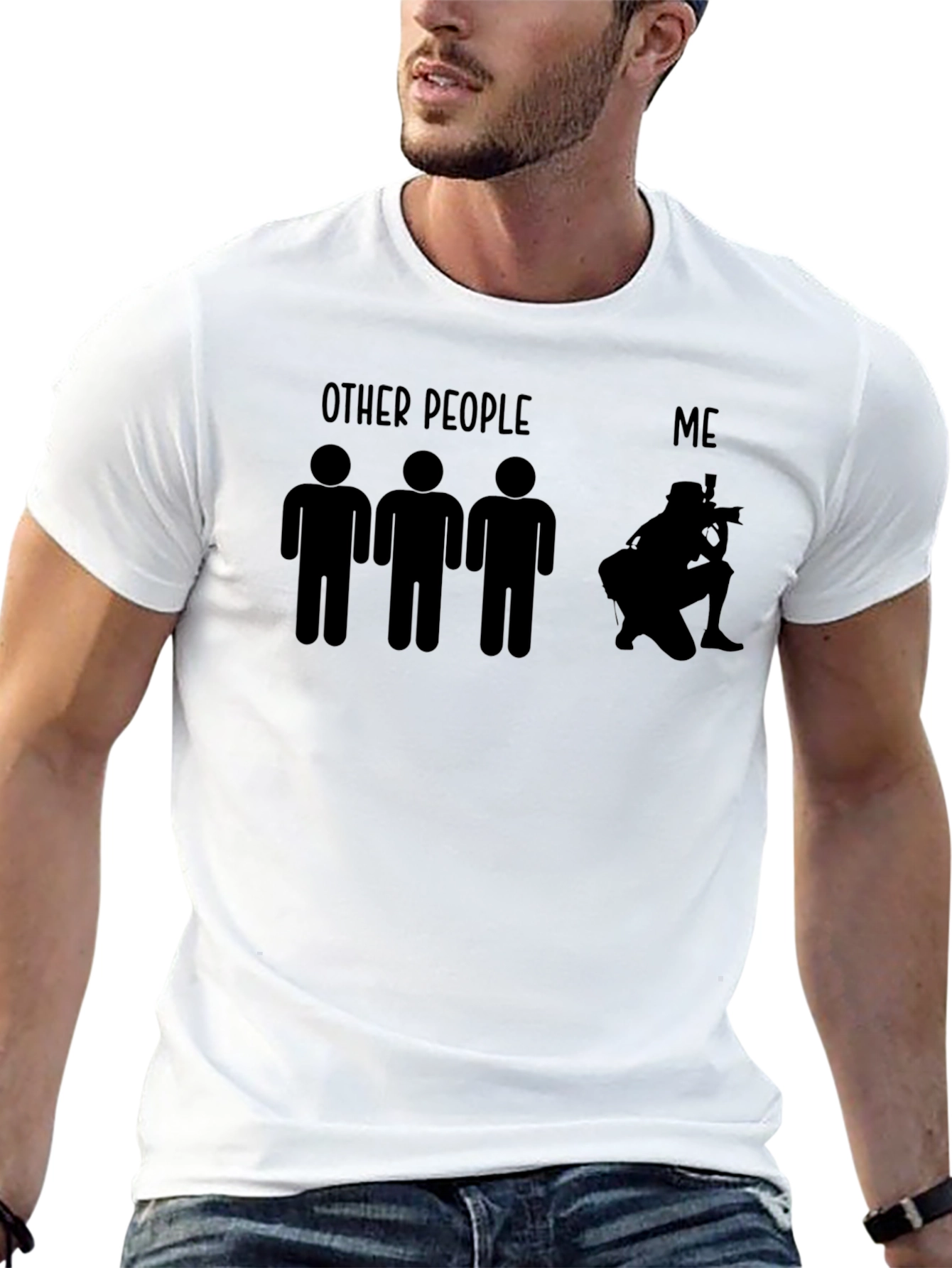 Photographer Graphic Tee - Other People vs Me