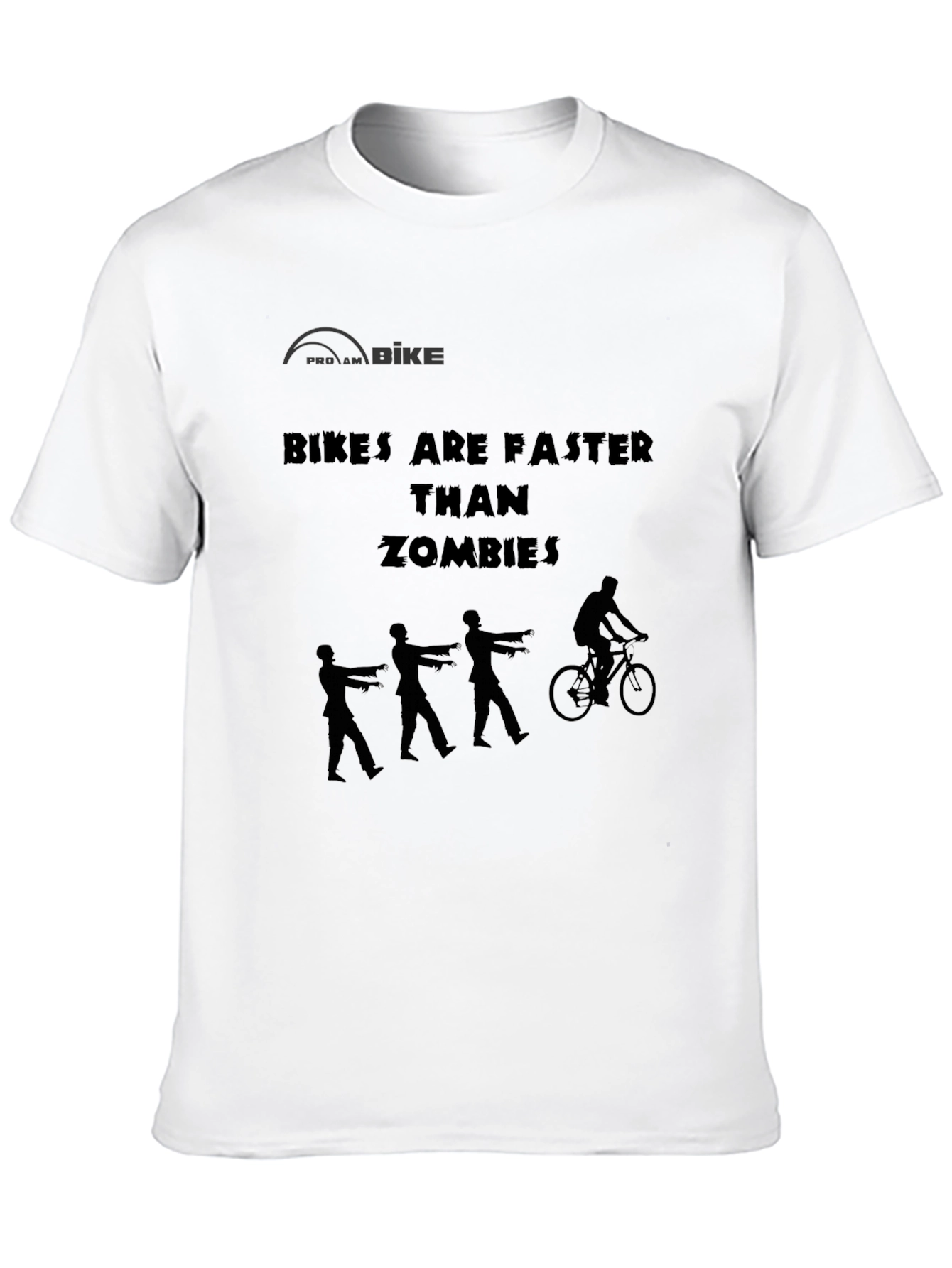 Bikes Are Faster Than Zombies T-Shirt