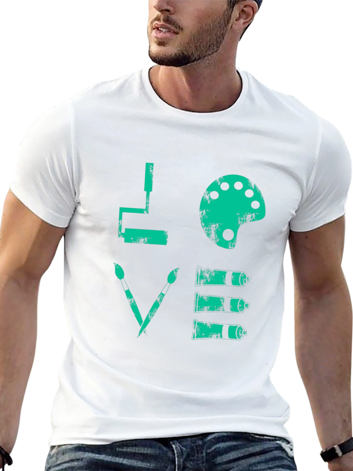 Artistic LOVE Graphic Tee - Painters Dream