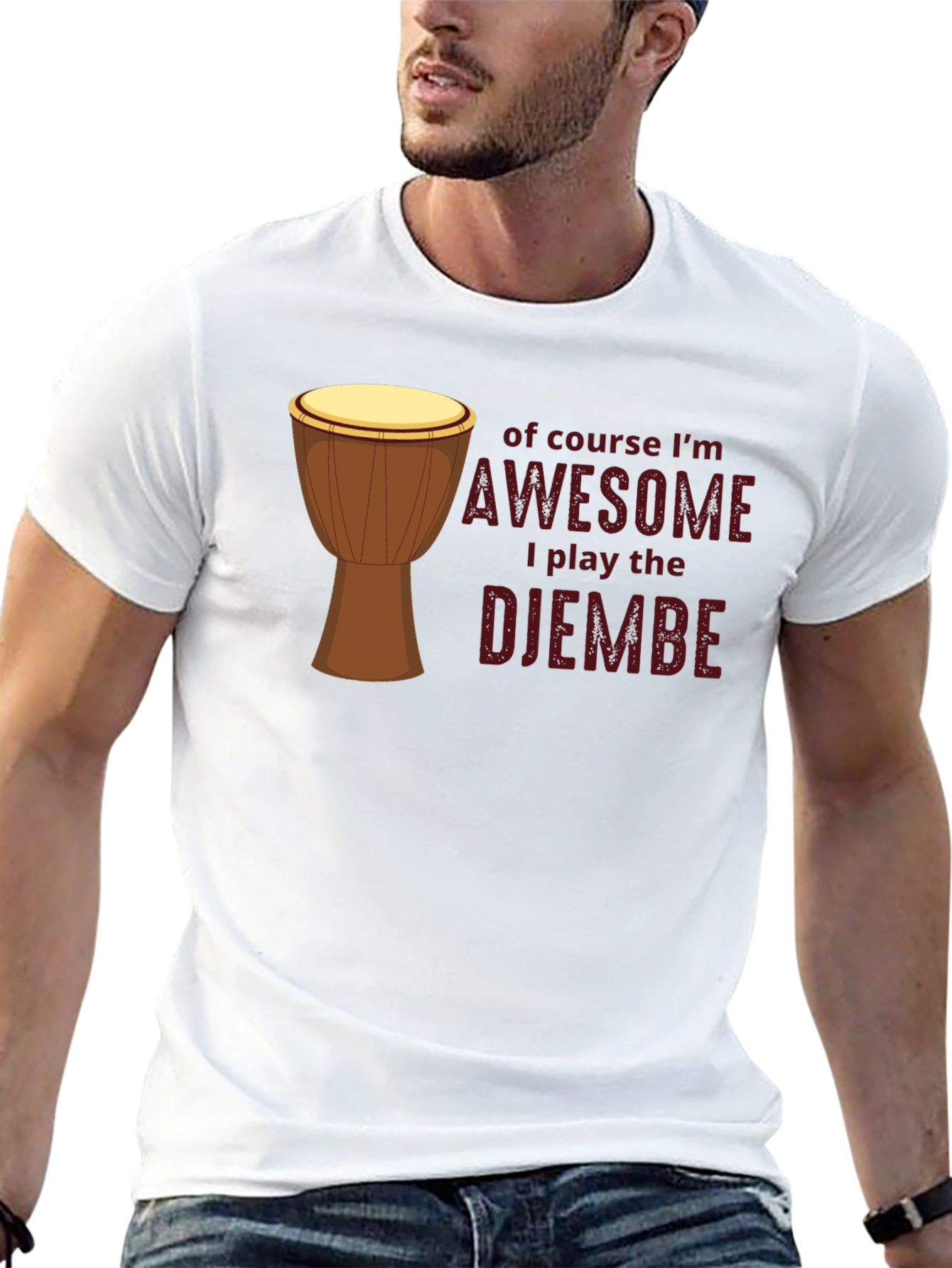 Awesome Djembe Player T-Shirt