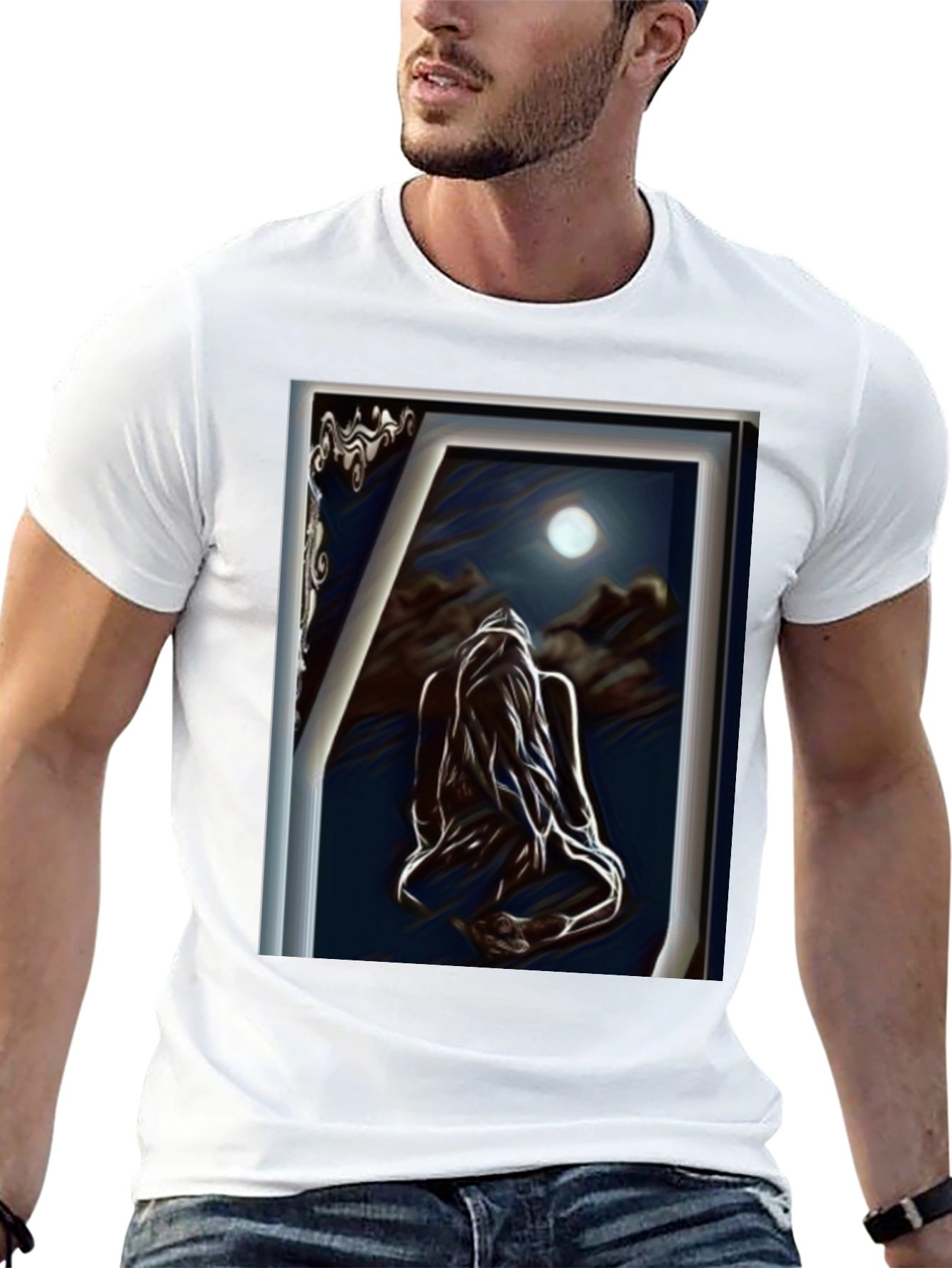 Moonlit Silhouette Tee