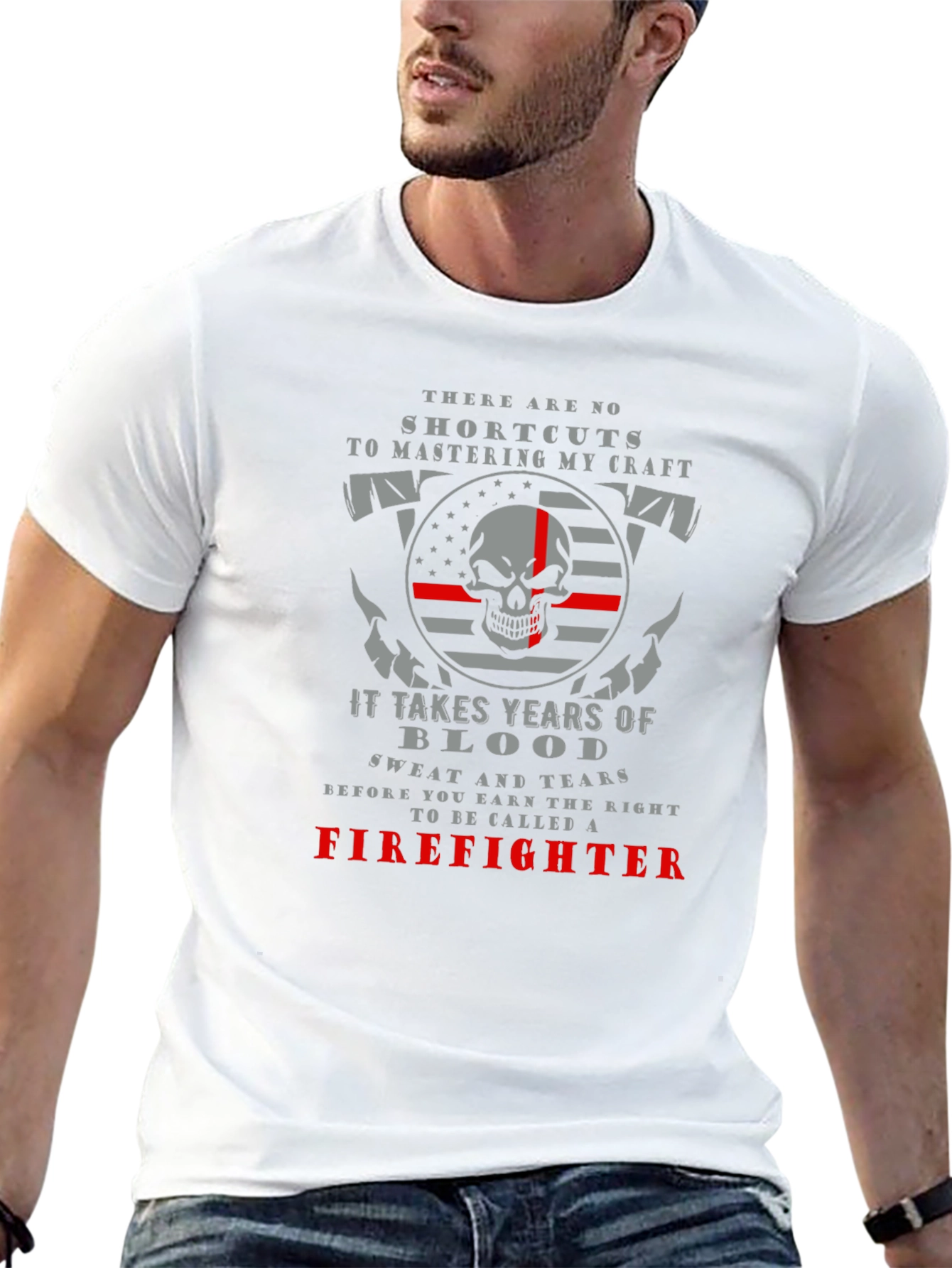Firefighter Pride T-Shirt - Mastering the Craft