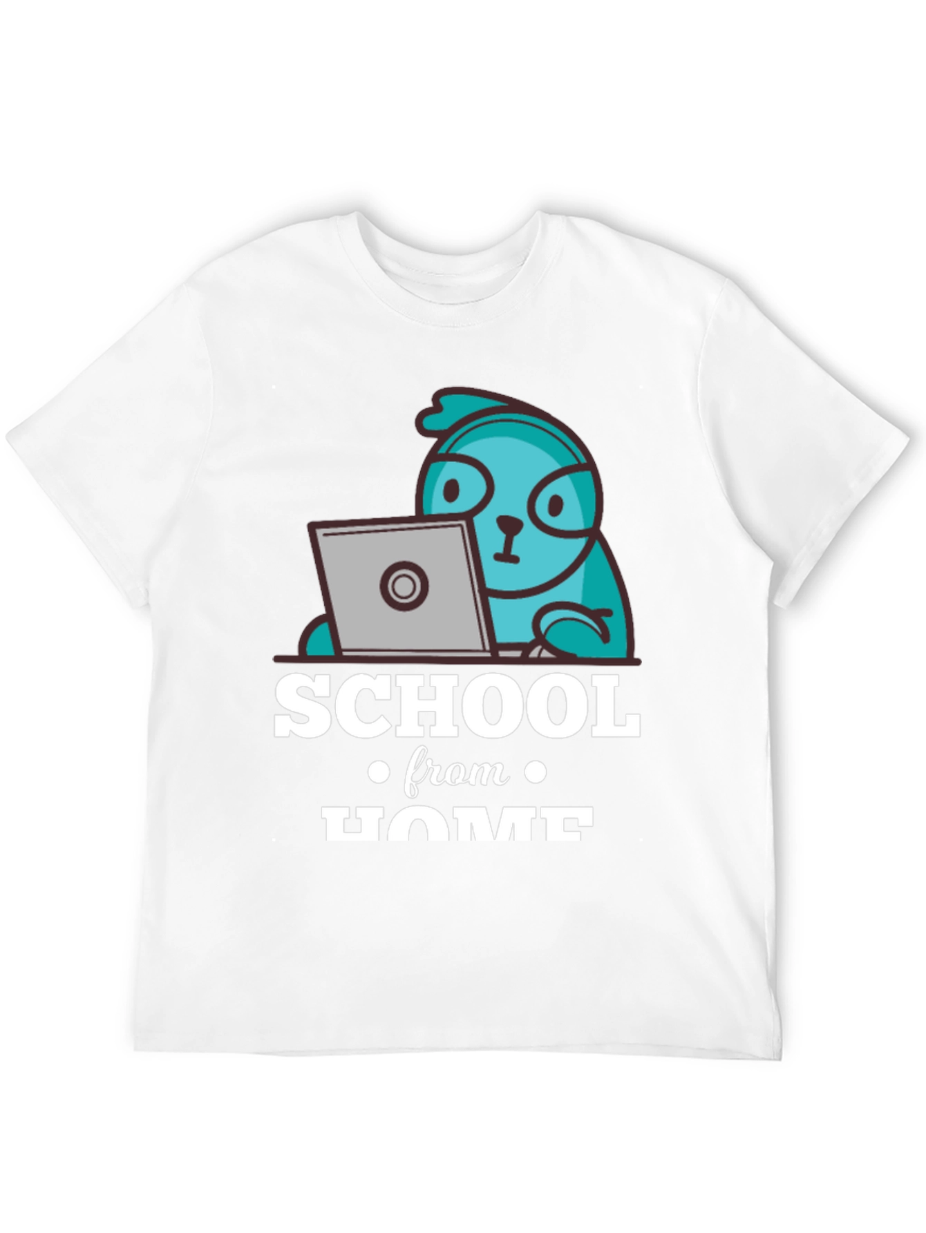 School From Home Sloth T-Shirt
