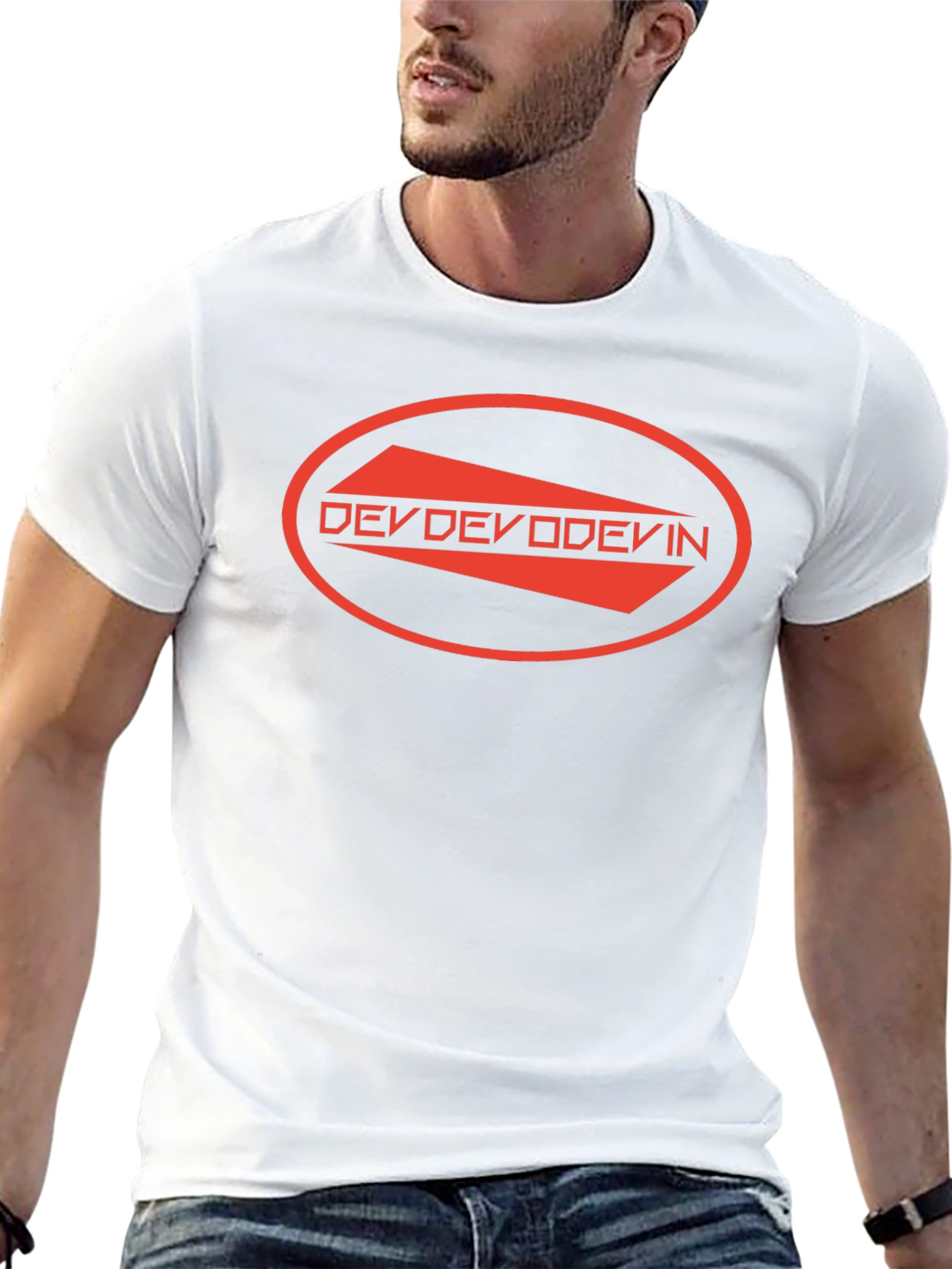 Devo Band T-Shirt - Classic Red Design