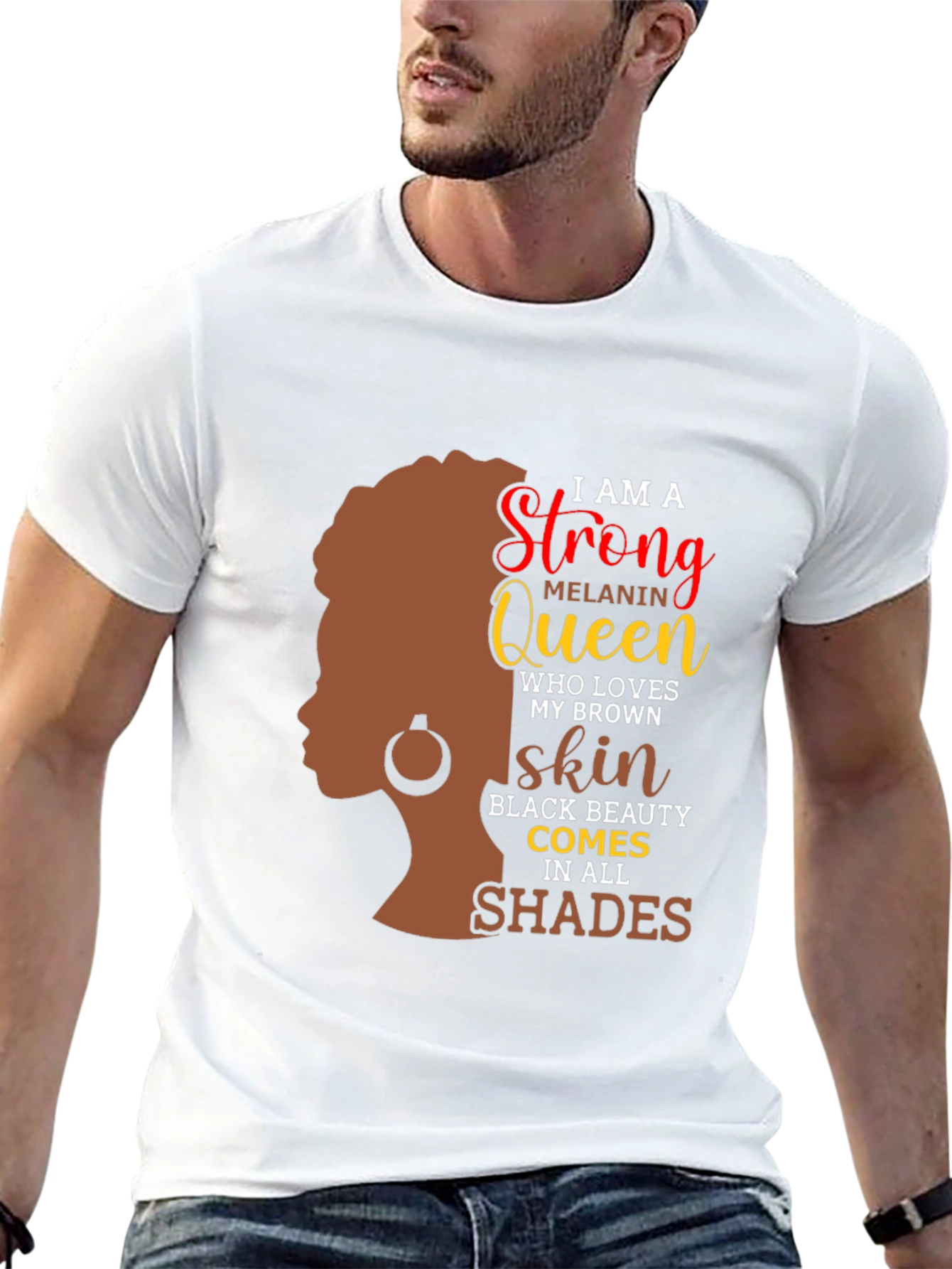 Strong Melanin Queen Black Beauty T-Shirt
