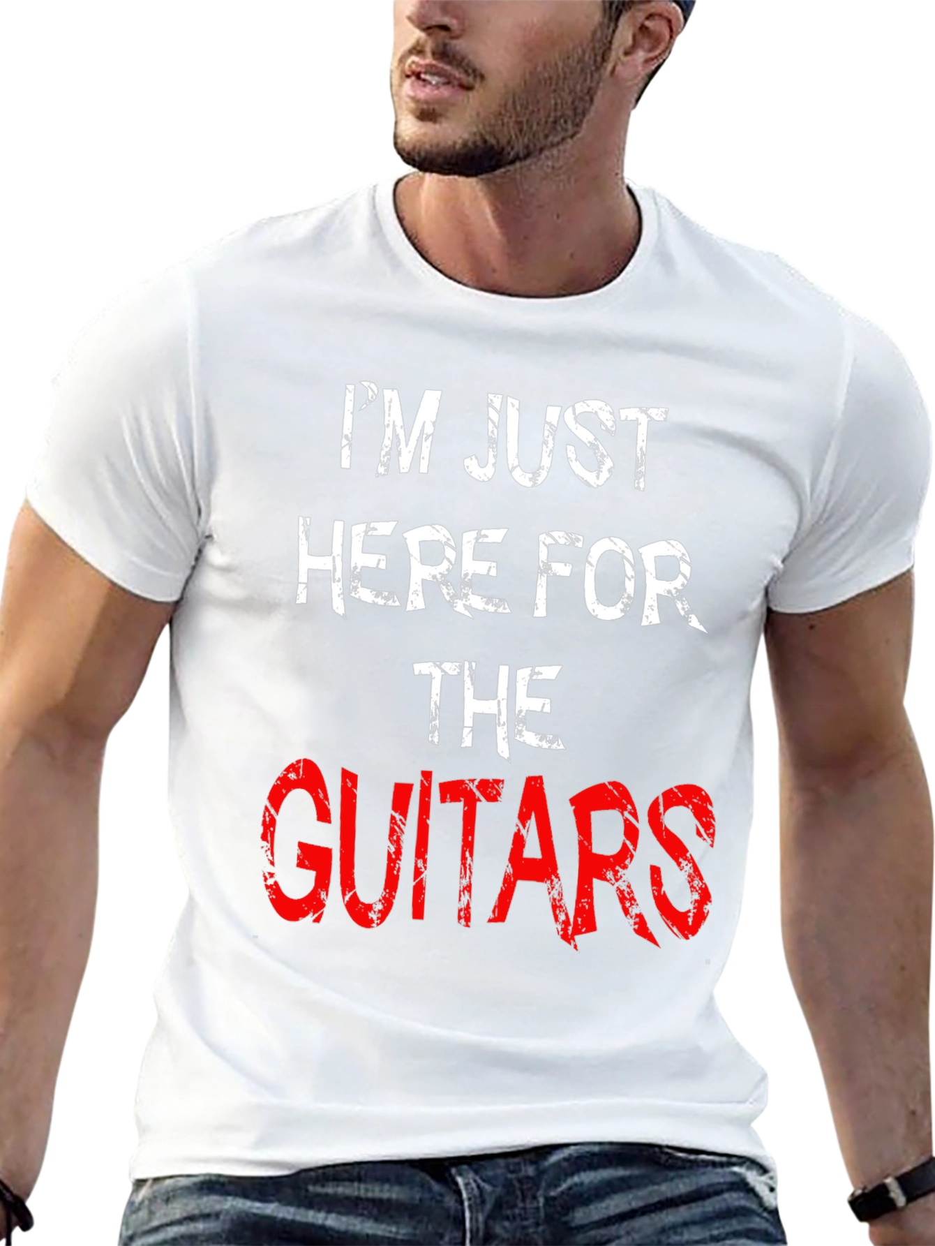 Im Just Here For The Guitars T-Shirt