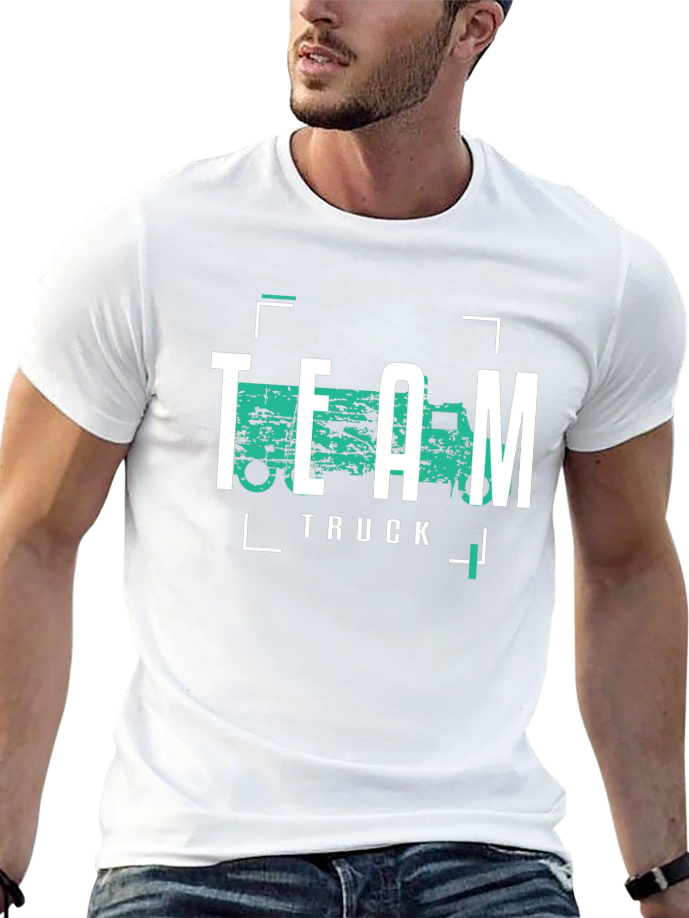 Team Truck Graphic Tee - Cool Black T-Shirt