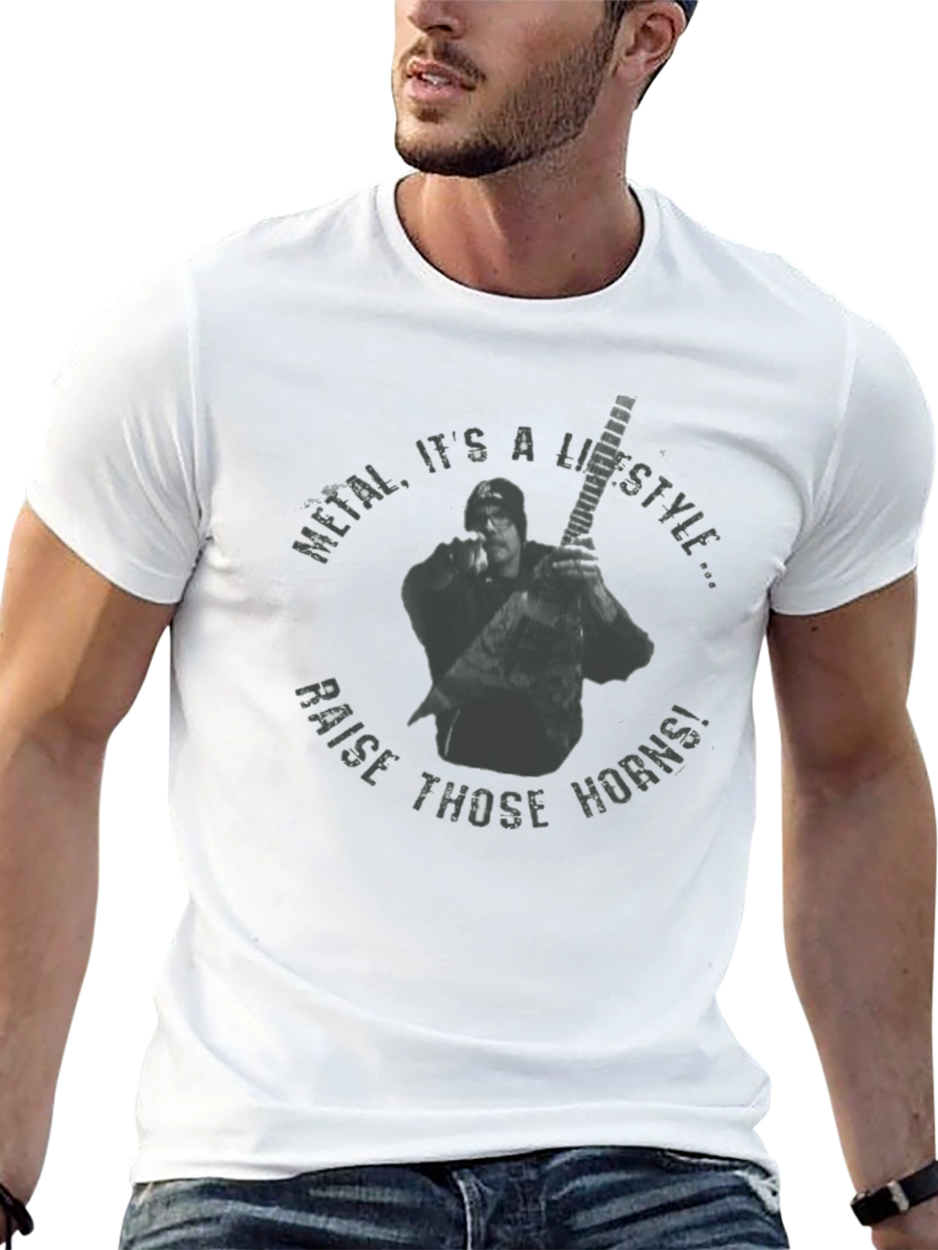 Metal Lifestyle T-Shirt Rock Band Graphic Tee